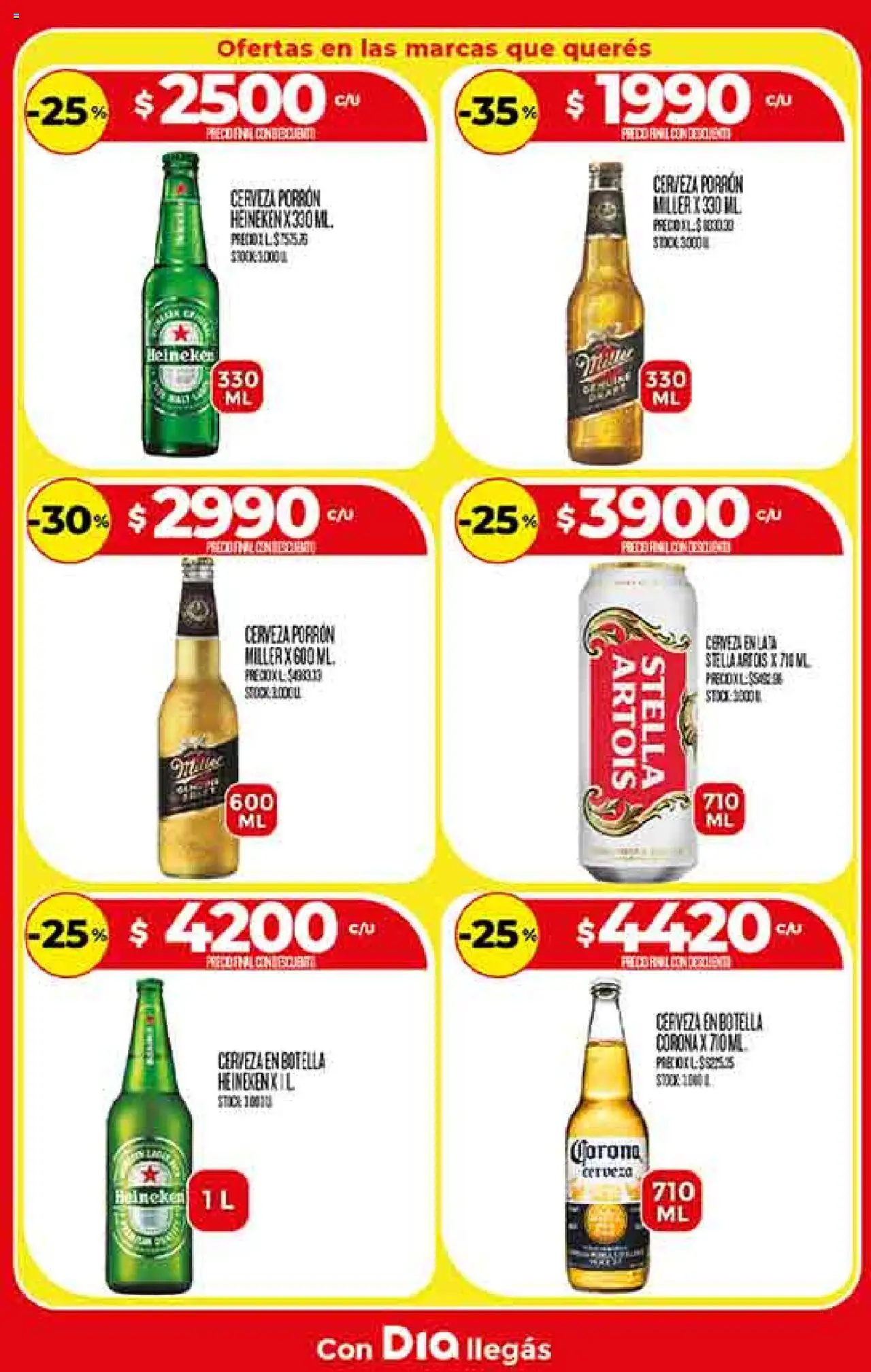 Supermercado DIA Ofertas - Salta y Jujuy │ válido desde el 06.08.2025 | Página: 16 | Productos: Botella, Cerveza