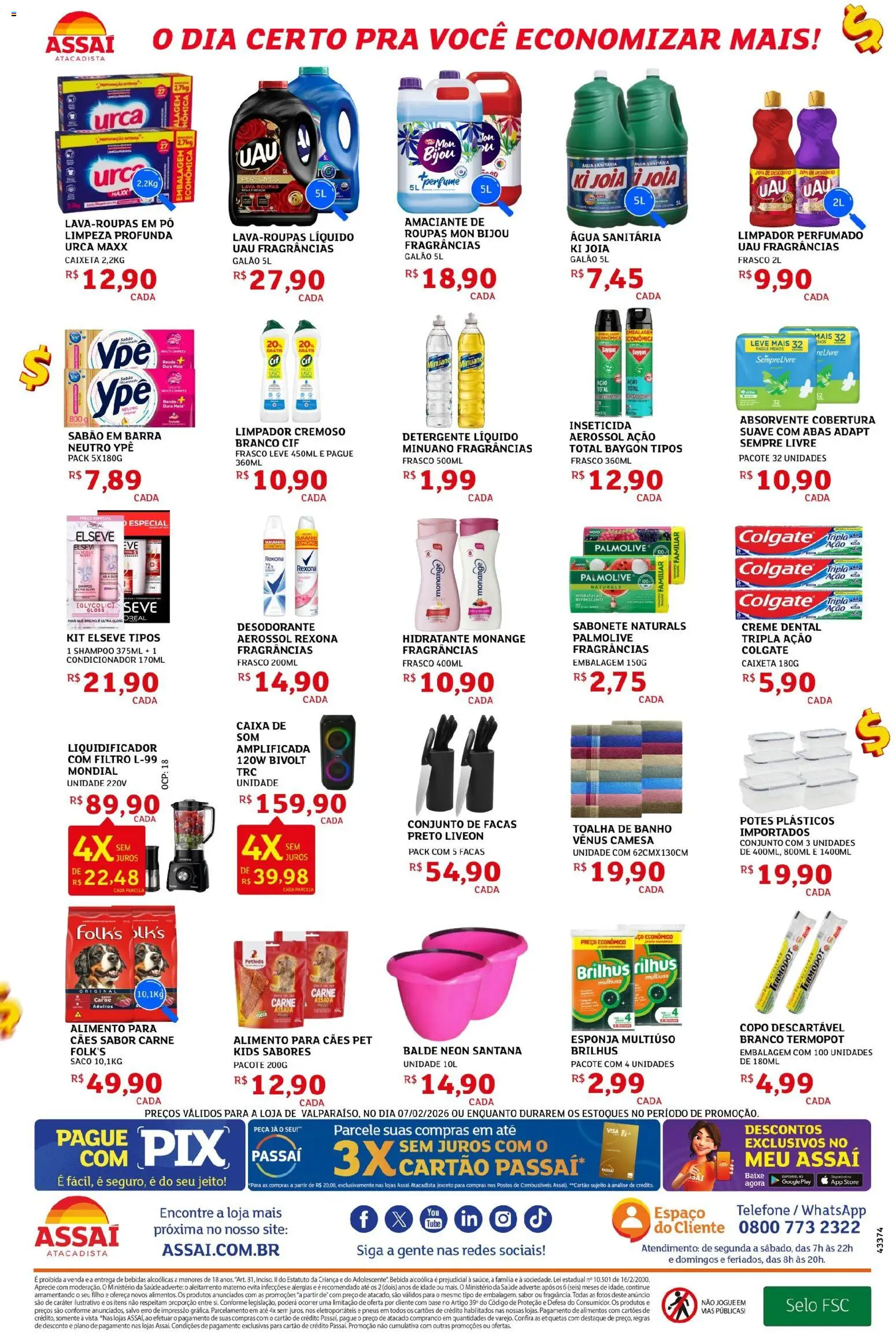 Assaí Atacadista Folheto - válido de 07.02.2026 | Página: 4