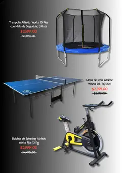 Vista previa de Bodega Aurrerá Cyber Monday, nuevo folleto de la tienda, válido en México a partir del 25.11.2025 | Página: 3 | Productos: Tenis, Trampolín, Mesa, Malla
