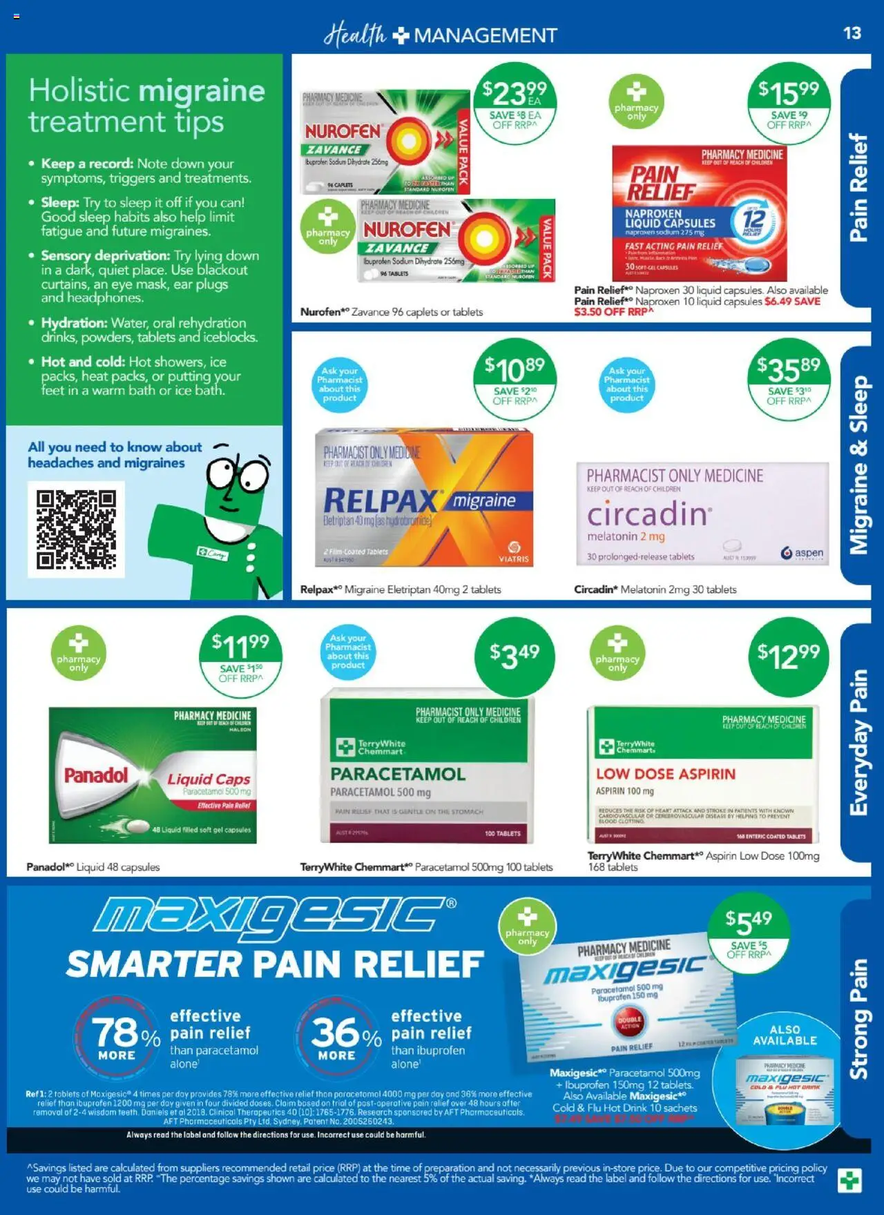 Terry White catalogue - valid from 11.09.2025 | Page: 15 | Products: Bath, Treatment, Tablets, Pain relief