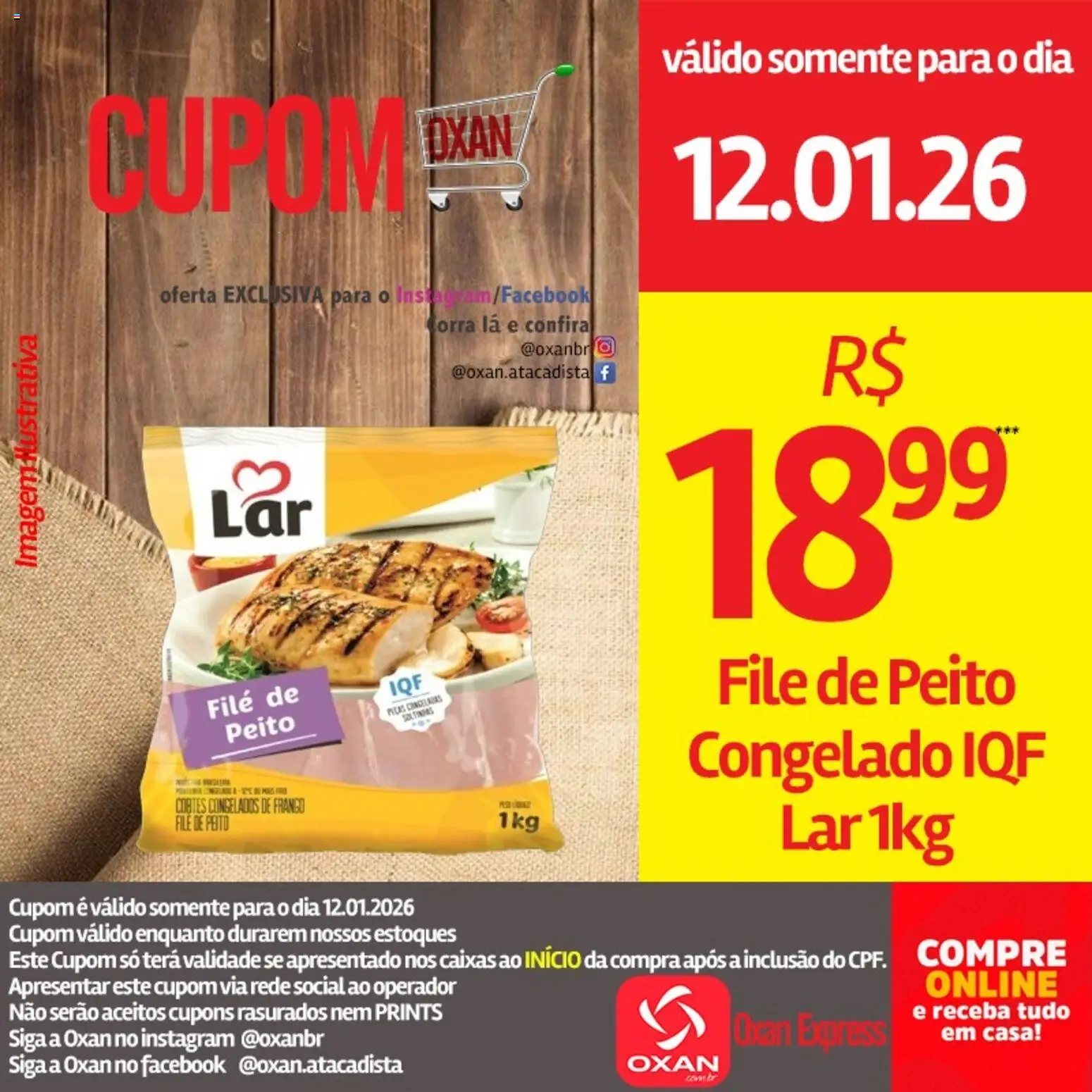 Oxan Atacadista Folheto - válido de 12.01.2026 | Página: 9 | Produtos: Frango