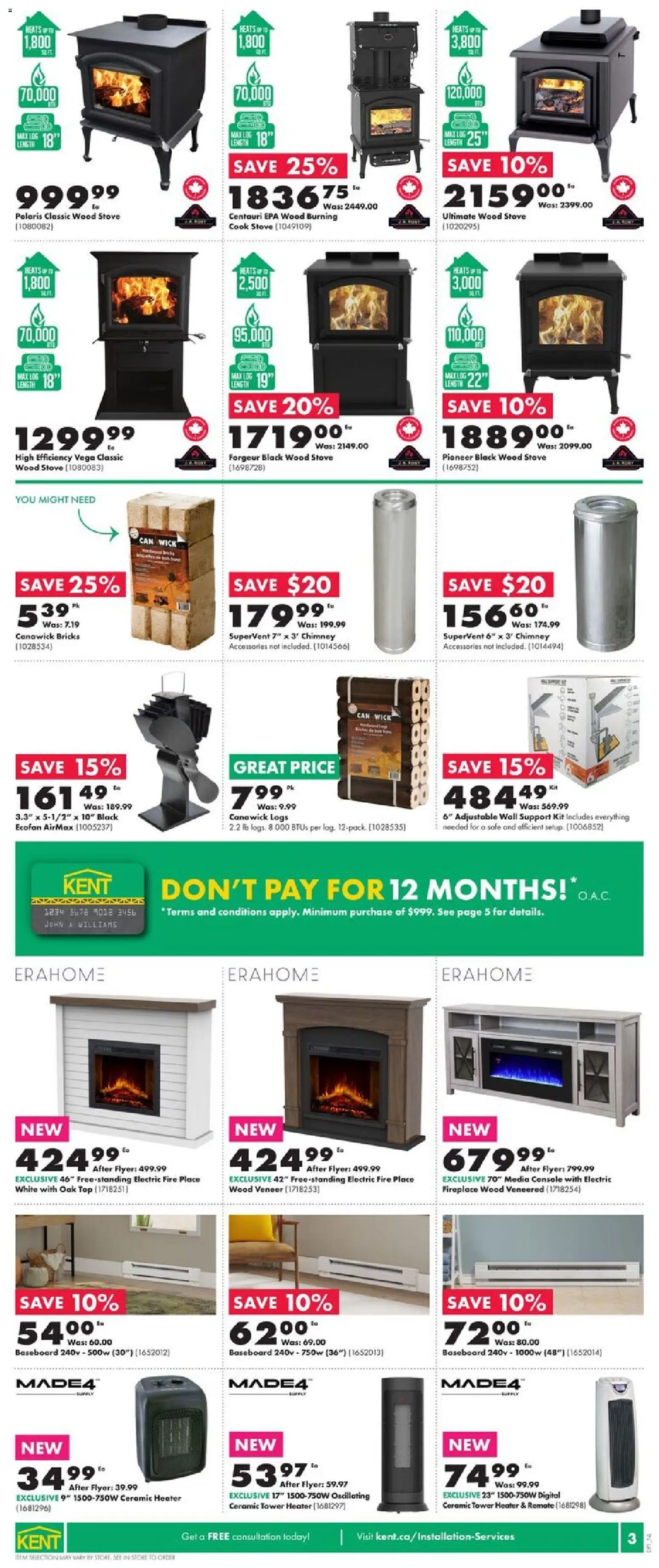 Kent flyer valid from 04.12.2025 | Page: 3 | Products: Stove