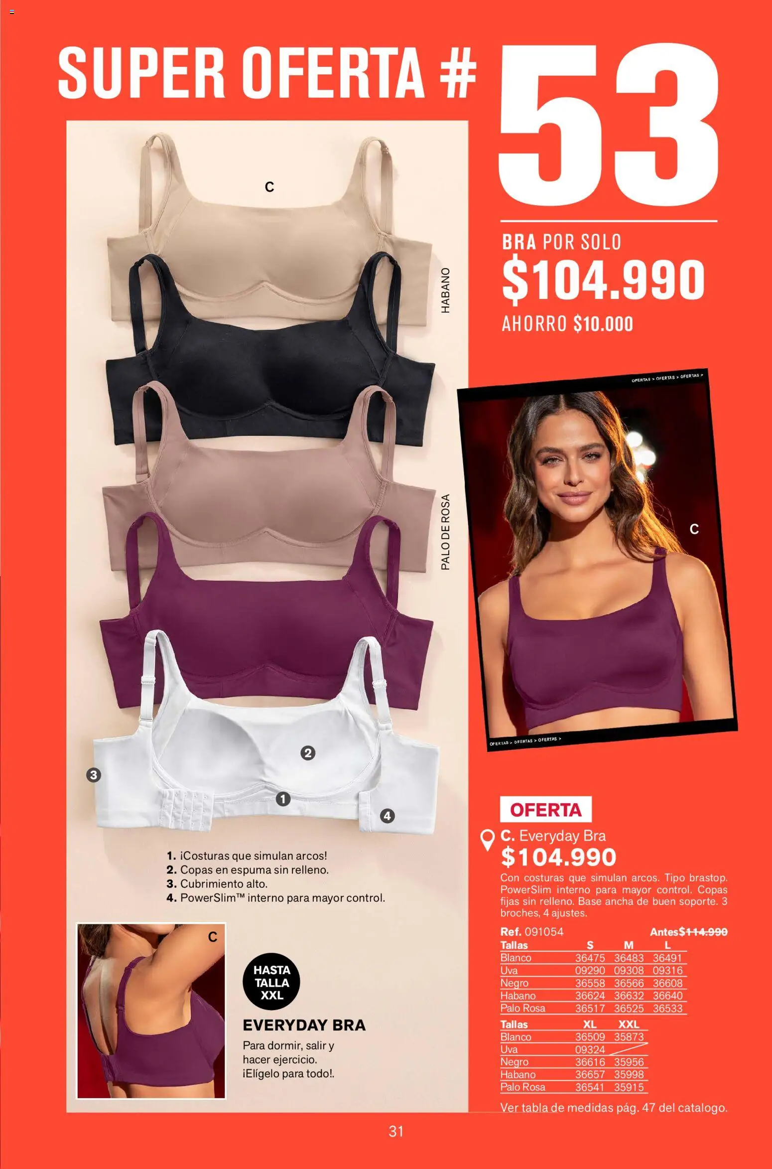 Leonisa revista - valida desde el 02.01.2026 | Página: 31 | Productos: Espuma