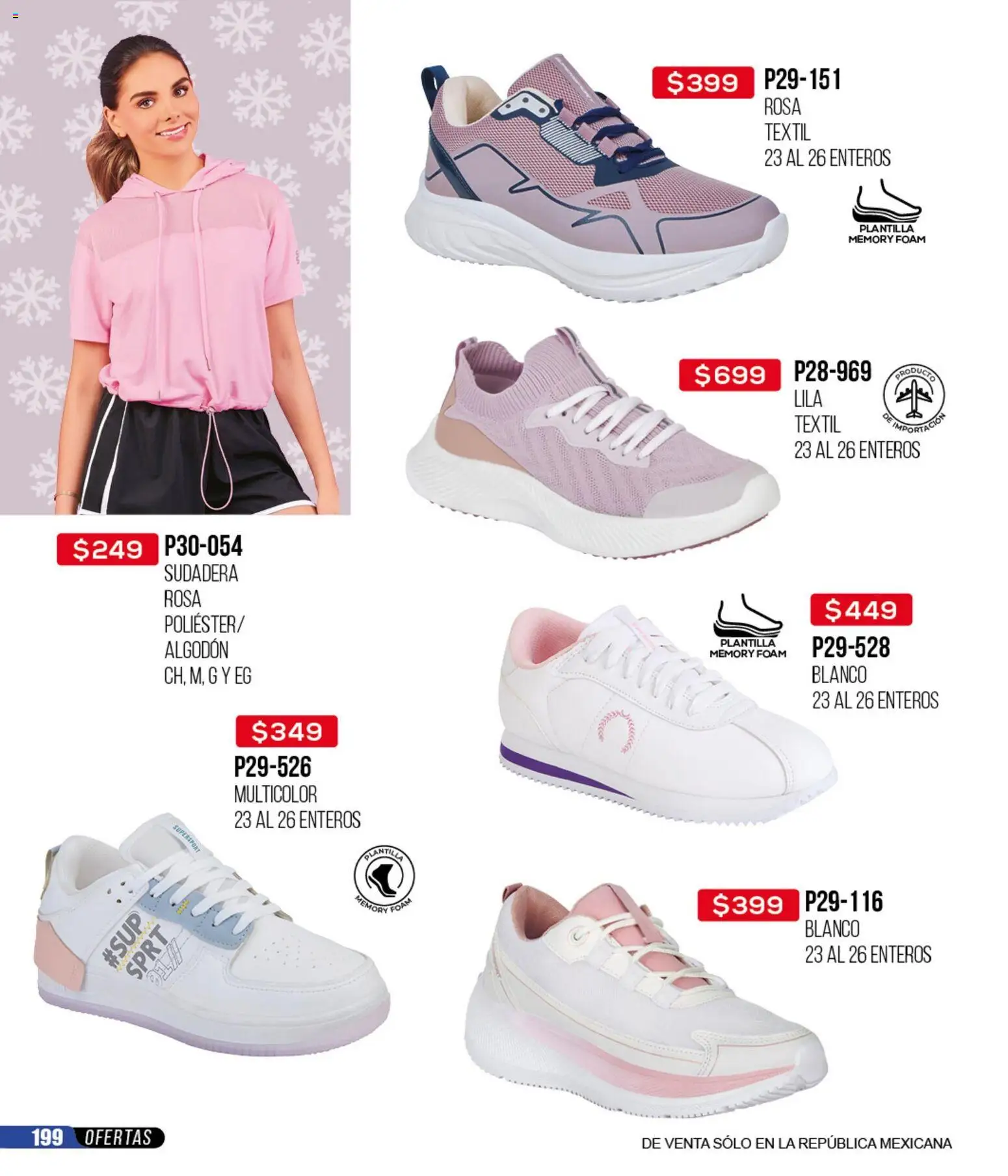 Nuevas ofertas de Cklass válidas en toda la República Mexicana desde el 12.01.2026. ¡Encuentra las mejores ofertas en Cklass catálogo Mega Ofertas Calzado! | Página: 200 | Productos: Algodón, Sudadera