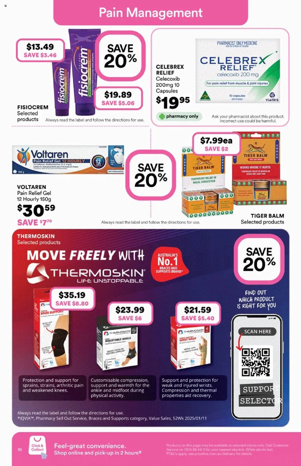 Priceline Pharmacy catalogue - valid from 14.08.2025 | Page: 32 | Products: Compression, Pain relief