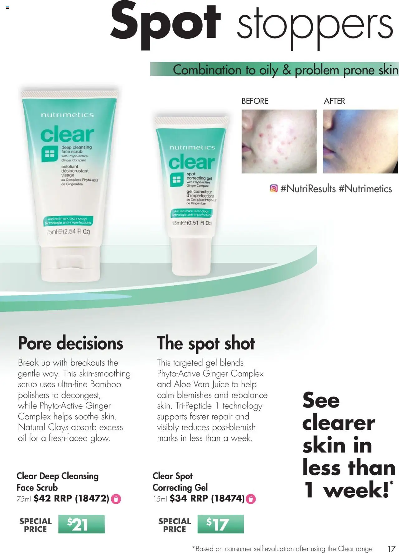 Nutrimetics catalogue - valid from 26.09.2025 | Page: 17 | Products: Oil, Ginger, Scrub, Juice