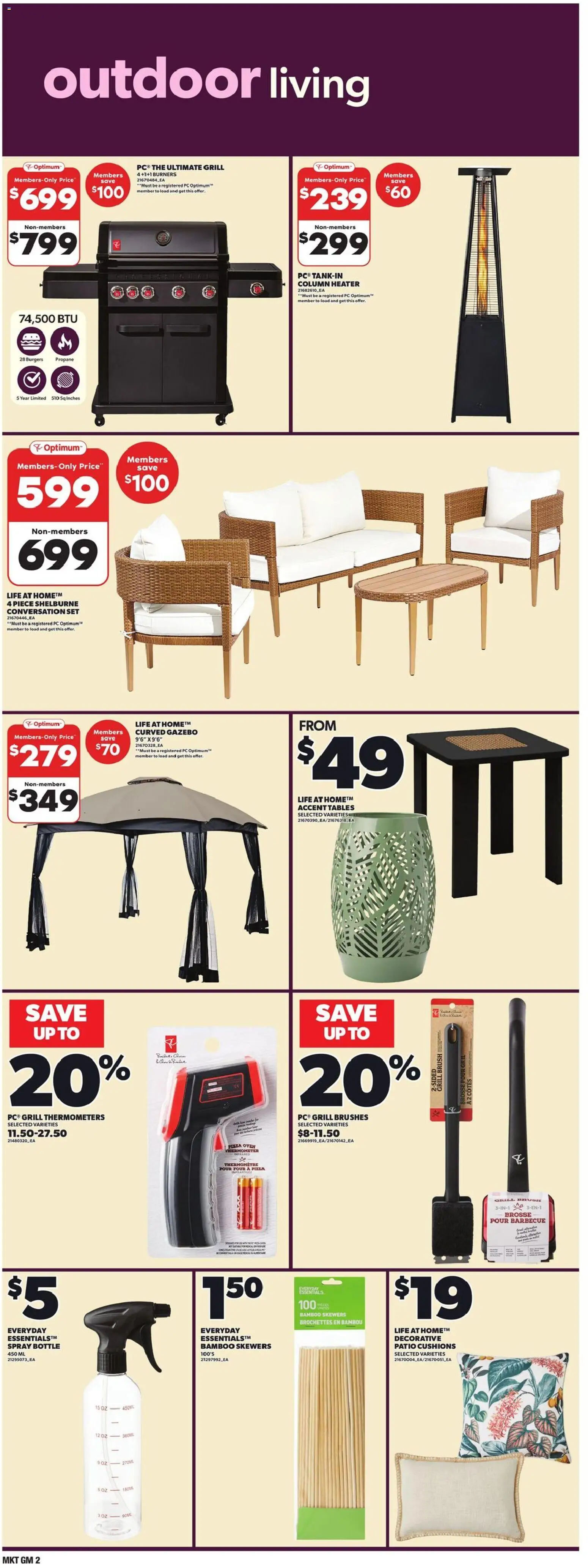 Loblaws flyer valid from 12.03.2026 | Page: 16 | Products: PC, Grill, Brush, Pizza