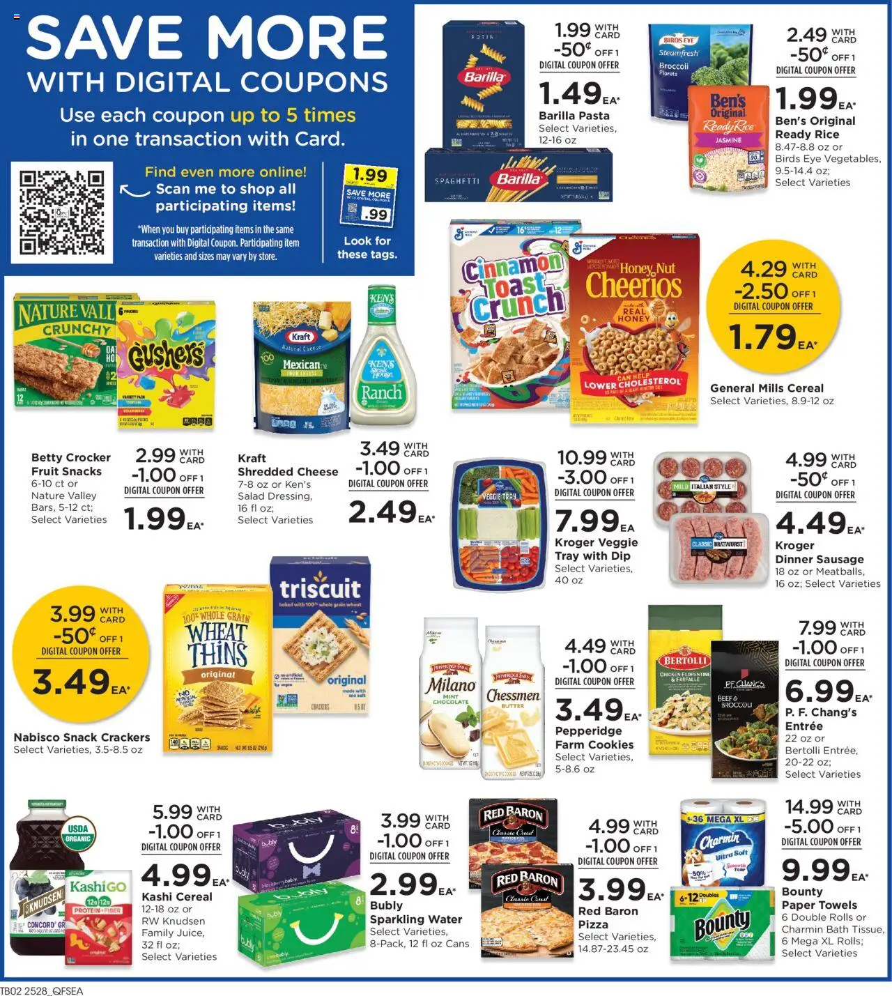 QFC Weekly Ad - valid from 13.08.2025 | Page: 3 | Products: Broccoli, Pizza, Beef, Cookies
