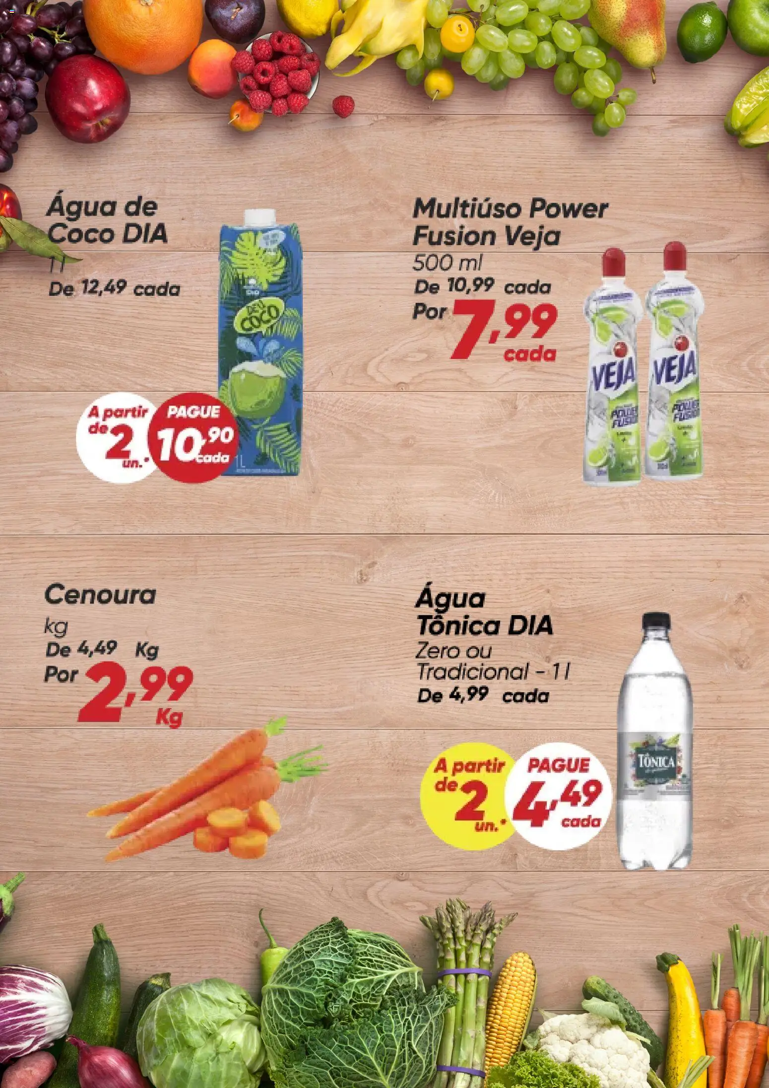 Dia Folheto - válido de 27.10.2025 | Página: 4 | Produtos: Coco, Água tônica, Cenoura