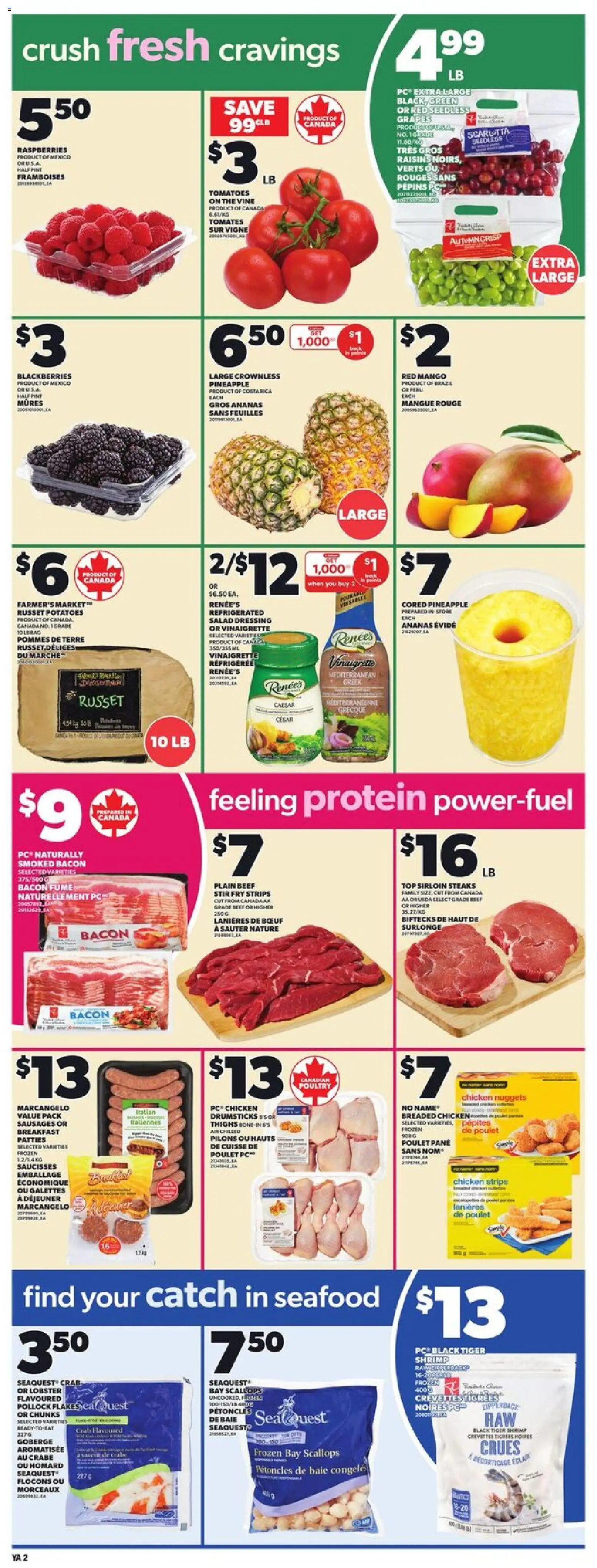 Independent Grocer flyer valid from 20.11.2025 | Page: 3 | Products: Beef, Pineapple, Potatoes, Chicken