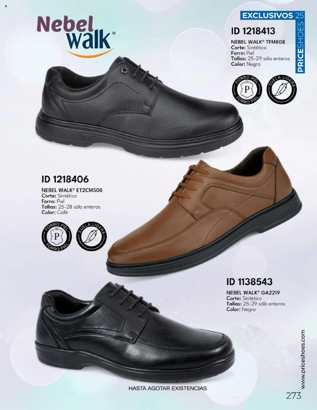 Nuevas ofertas de Price Shoes válidas en toda la República Mexicana desde el 26.06.2025. ¡Encuentra las mejores ofertas en Price Shoes catálogo Botas ! | Página: 273 | Productos: Café