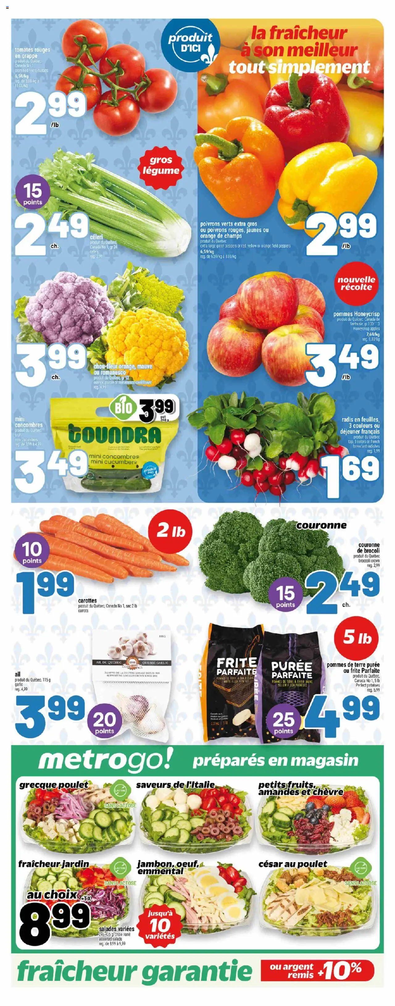 Metro flyer valid from 02.10.2025 | Page: 8 | Products: Potatoes, Chair, Apples, Tomatoes