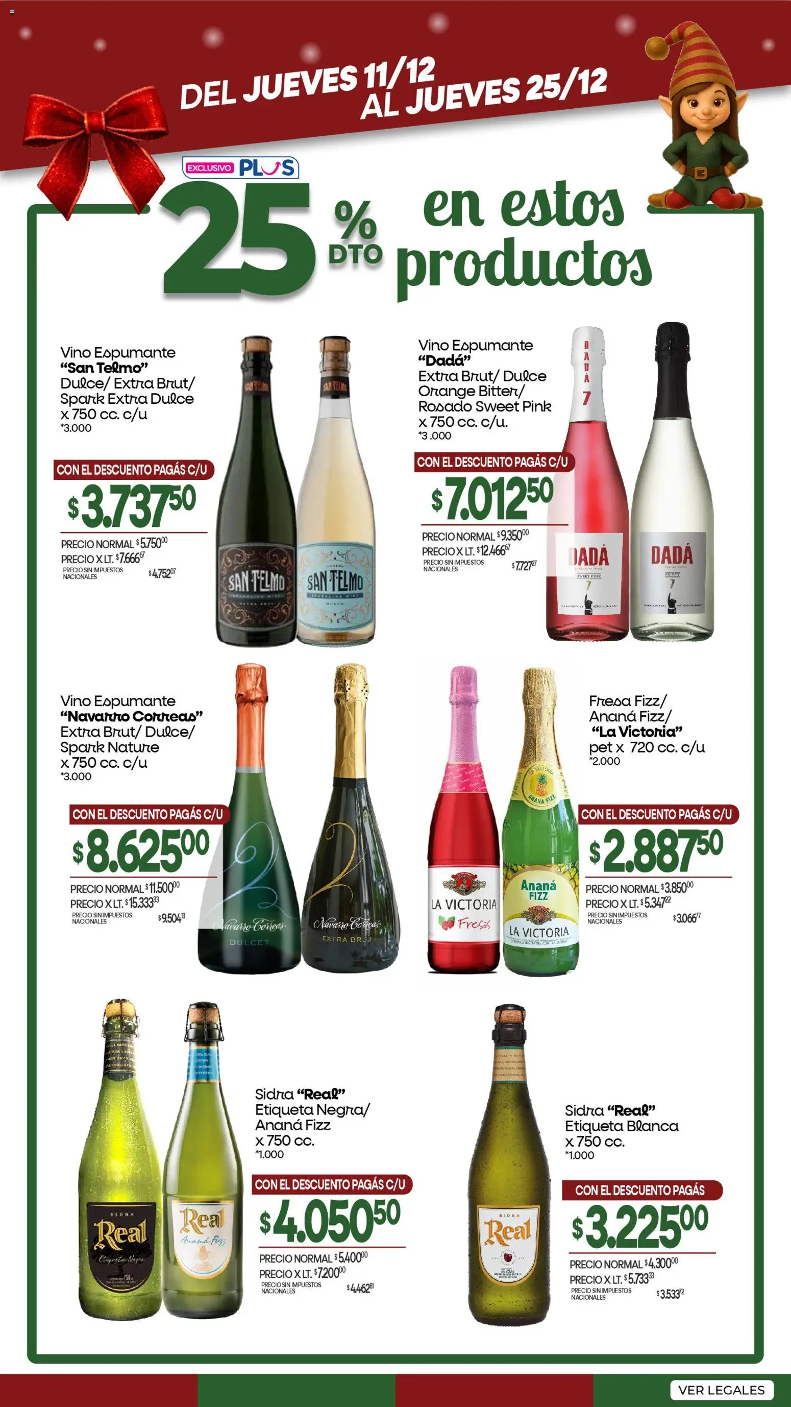 La Anonima catálogo │ válido desde el 11.12.2025 | Página: 10 | Productos: Ananá, Vino, Fresas