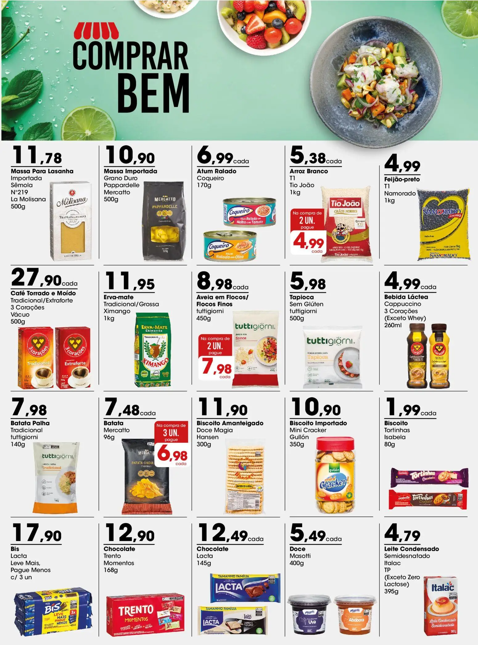 Zaffari Folheto - válido de 03.02.2026 | Página: 1 | Produtos: Tapioca, Café, Lasanha, Leite condensado