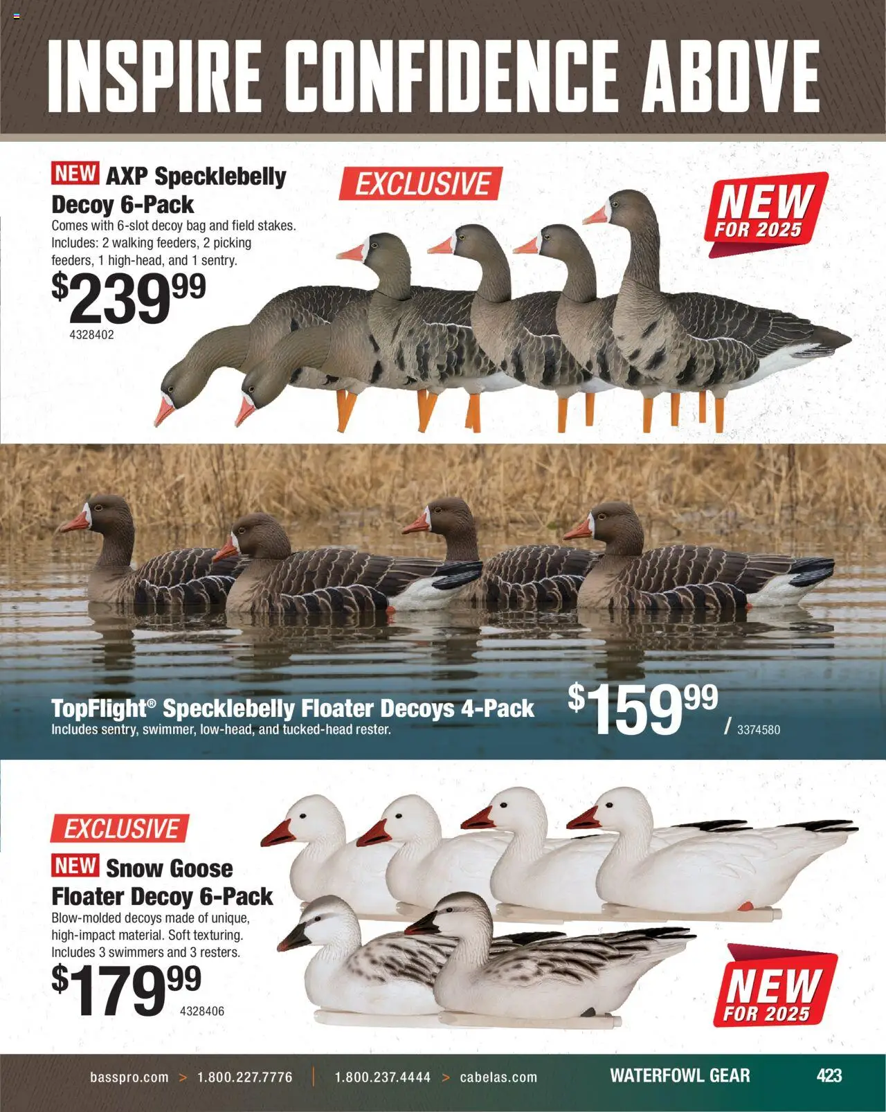 Cabela's Hunting Master 25 - valid from 11.08.2025 | Page: 423 | Products: Bag, Waterfowl
