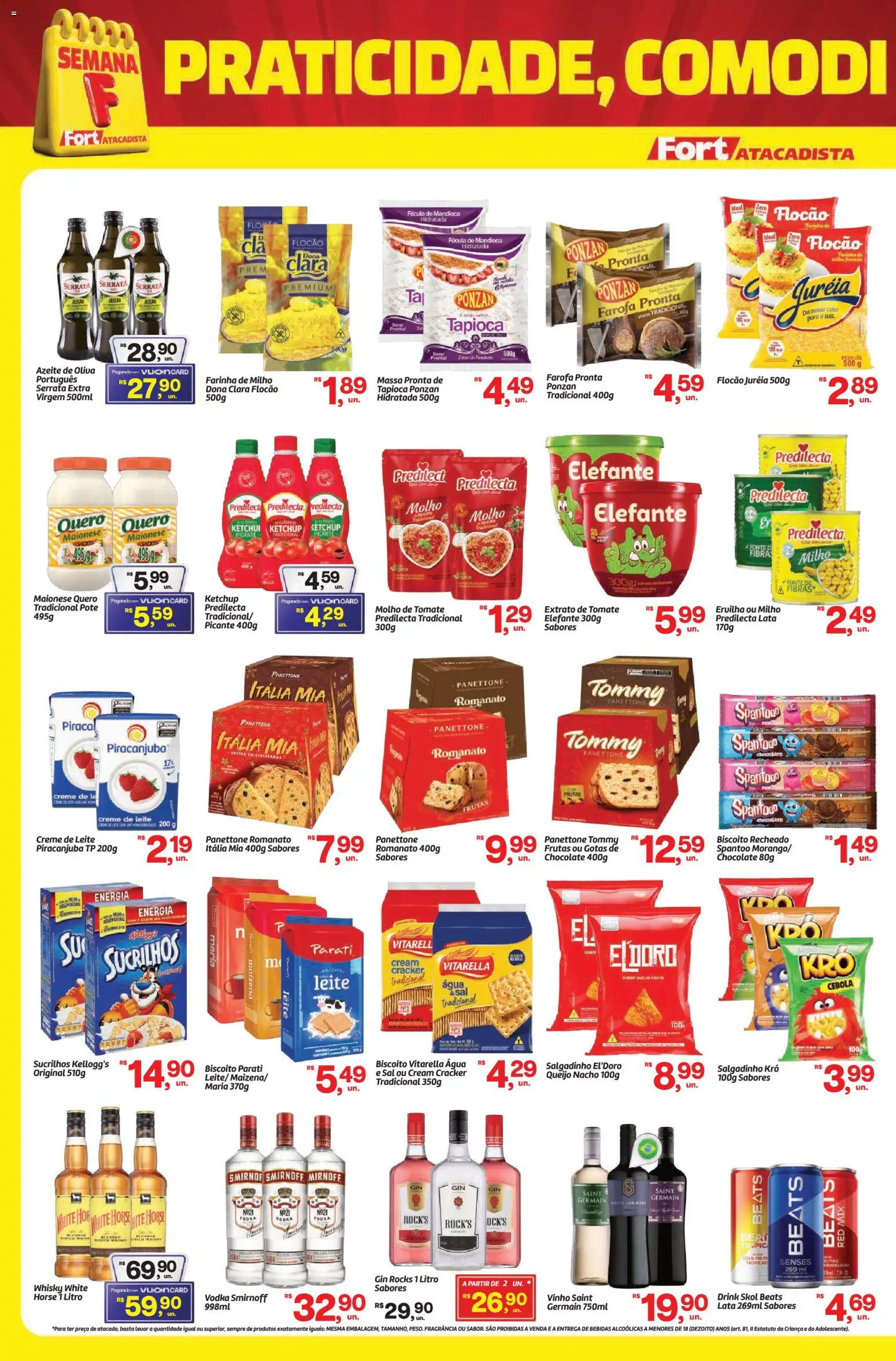 Fort Atacadista Folheto - válido de 30.11.2025 | Página: 2 | Produtos: Cebola, Panettone Itália Mia, Tapioca, Cream cracker