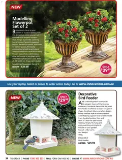 Preview of Innovations catalogue  - valid from 26.03.2026 | Page: 34 | Products: Flowerpot, Phone, Tablet, Weight