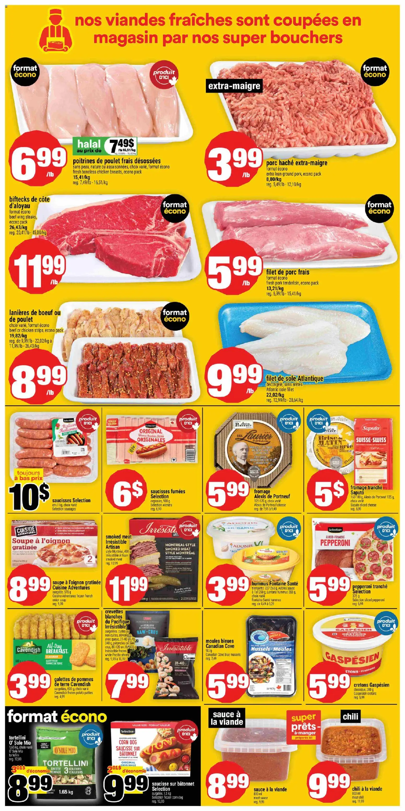 Super C flyer valid from 08.01.2026 | Page: 5 | Products: Cream, Oil, Chicken, Pork