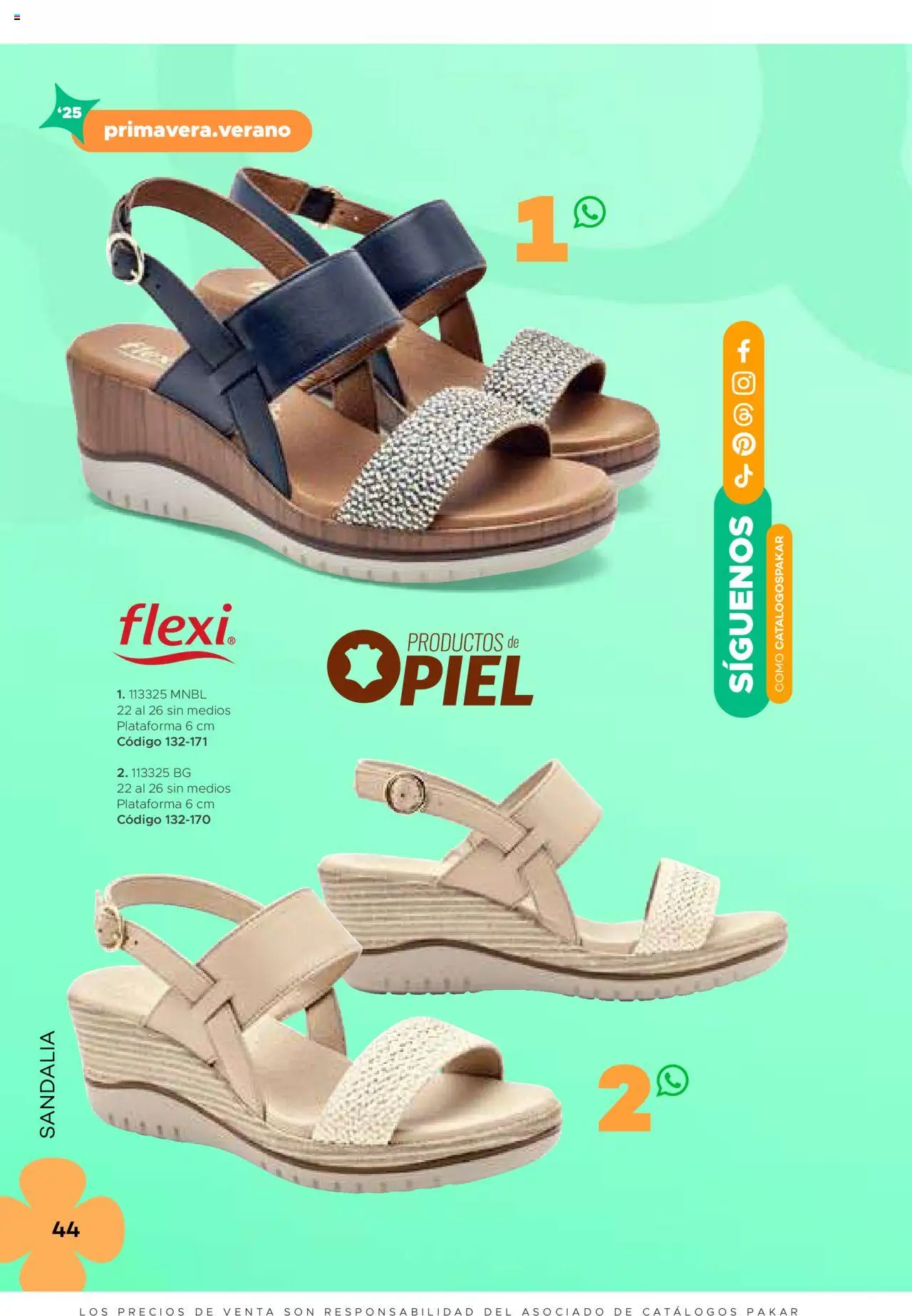 Nuevas ofertas de SC Pakar válidas en toda la República Mexicana desde el 31.01.2025. ¡Encuentra las mejores ofertas en SC Pakar catálogo Primavera Verano! | Página: 44
