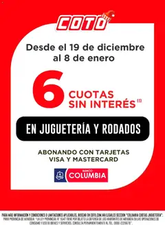 Vista previa Coto - S Jugueteriasyrodados Columbia válido desde el 19.12.2025