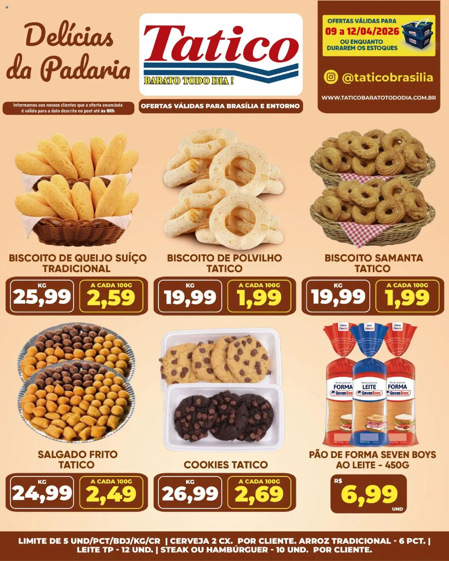 Tatico Folheto - válido de 09.04.2026 | Página: 31 | Produtos: Queijo, Cerveja, Sanduíche, Arroz