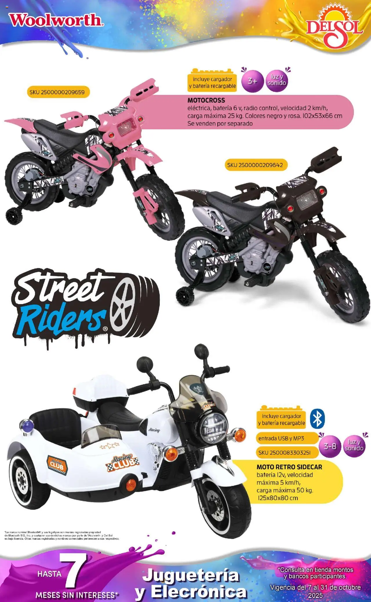 Nuevas ofertas de Del Sol y Woolworth válidas en toda la República Mexicana desde el 07.10.2025. ¡Encuentra las mejores ofertas en Del Sol y Woolworth - Catálogo Castillo Del Juguete! | Página: 230 | Productos: Usb, Radio, Mp3, Batería