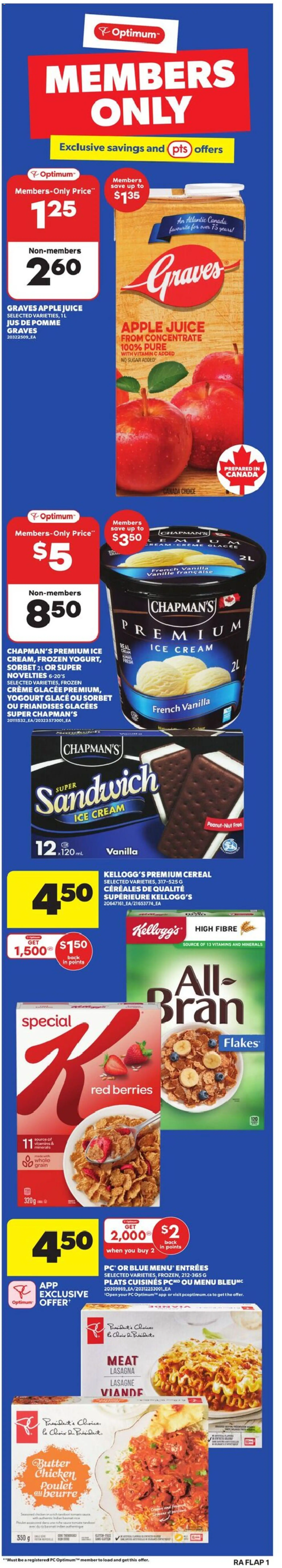Atlantic Superstore flyer valid from 22.01.2026 | Page: 1 | Products: Flakes, PC, Butter, Chicken