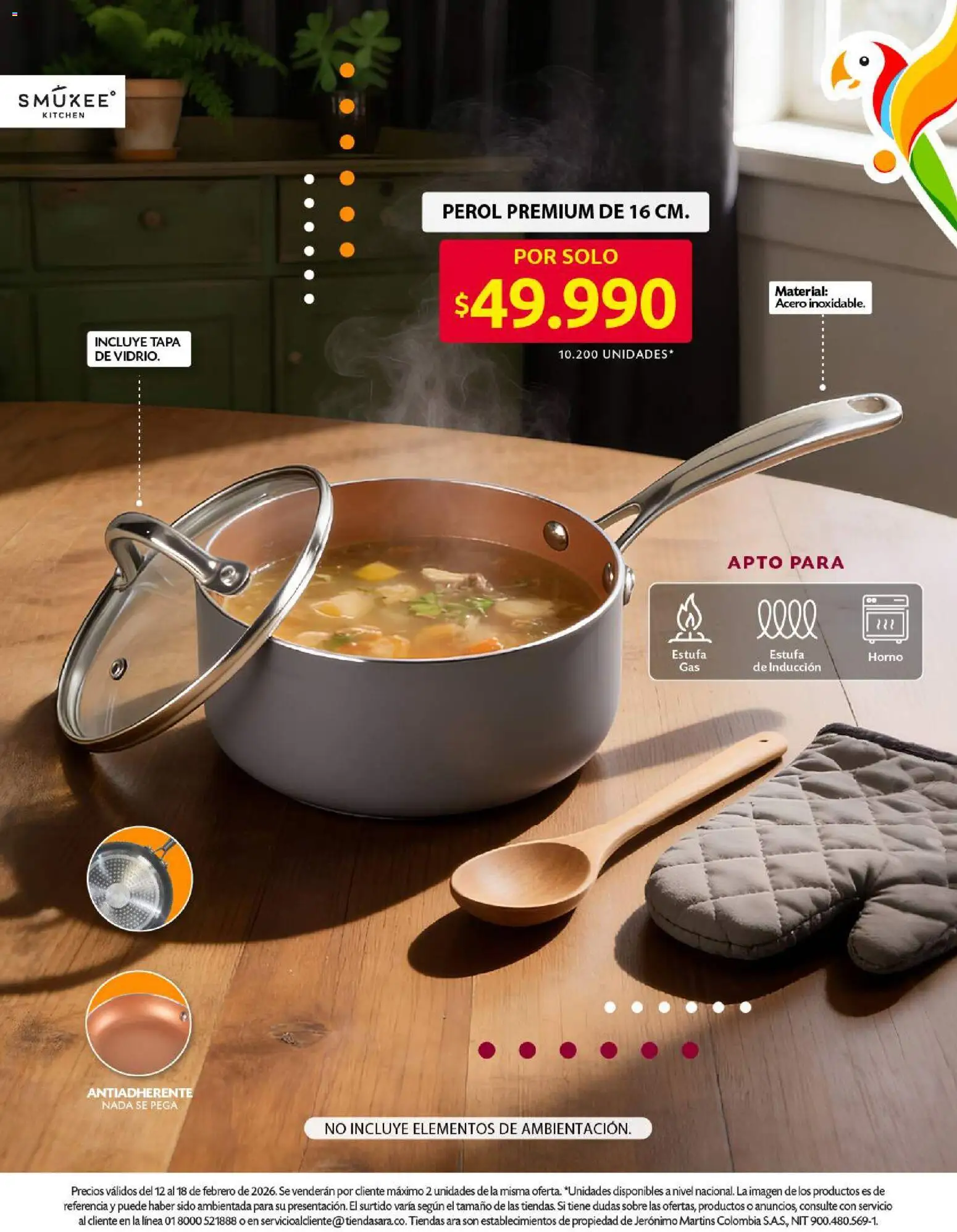 Ara revista - valida desde el 12.02.2026 | Página: 6 | Productos: Estufa, Horno, Sobre