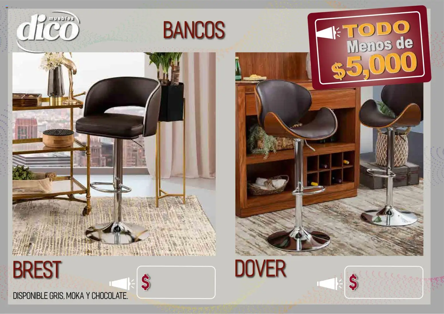 Nuevas ofertas de Muebles Dico válidas en toda la República Mexicana desde el 09.04.2026. ¡Encuentra las mejores ofertas en Muebles Dico catálogo Todo menos de 5000 Pacifico! | Página: 67