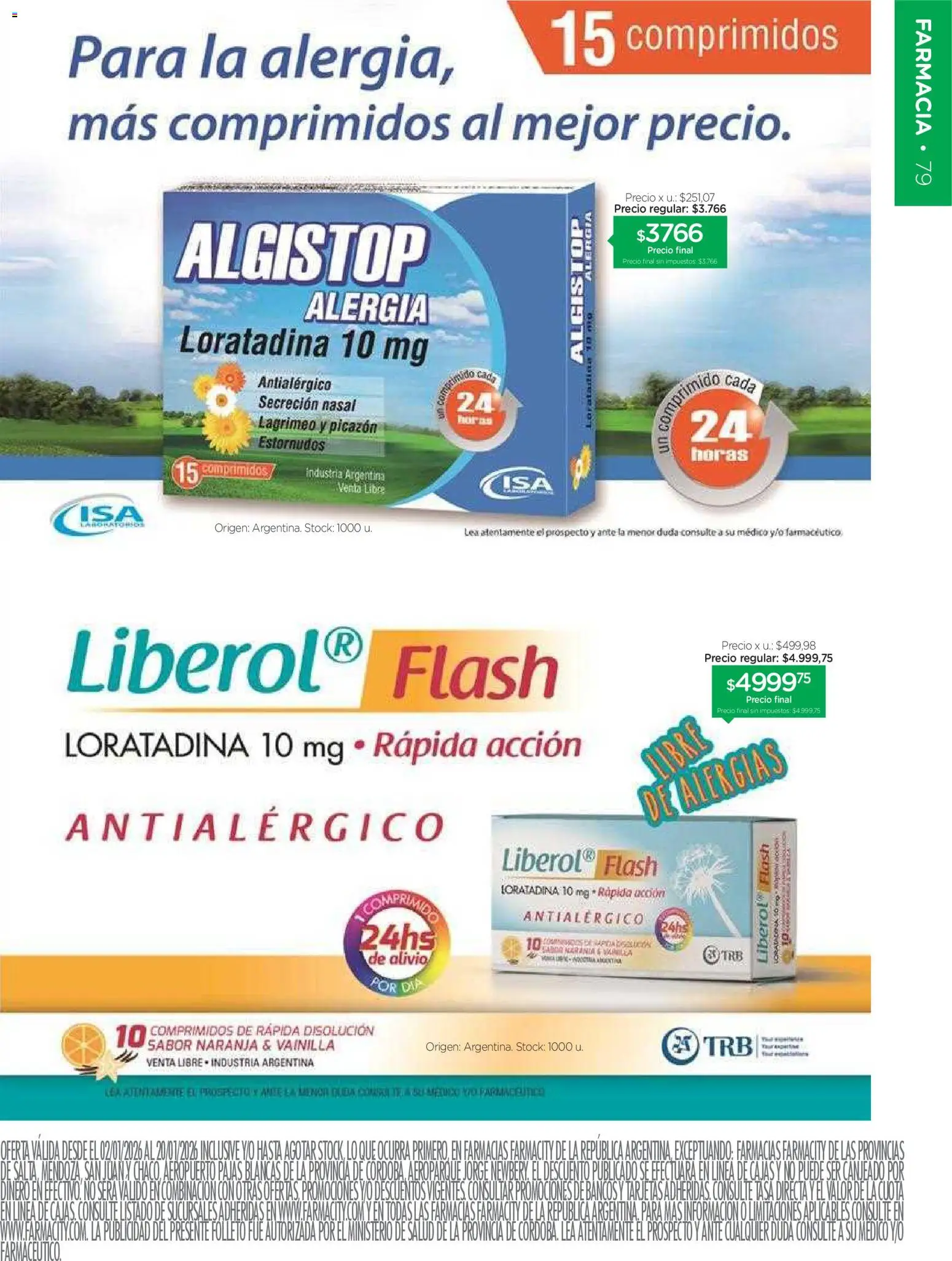 Farmacity catálogo │ válido desde el 02.01.2026 | Página: 79