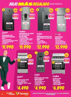 Nuevas ofertas de Soriana válidas en toda la República Mexicana desde el 17.07.2025. ¡Encuentra las mejores ofertas en Soriana - Julio Regalado Híper Nacional! | Página: 24