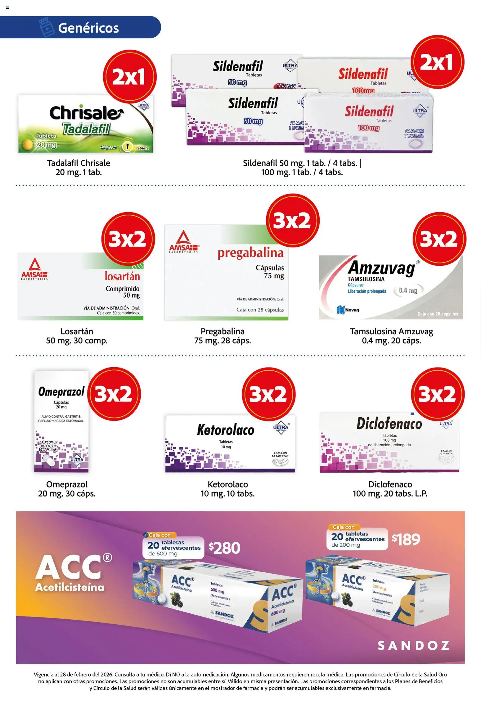 Nuevas ofertas de Farmacias Unión válidas en toda la República Mexicana desde el 01.02.2026. ¡Encuentra las mejores ofertas en Farmacias Unión catálogo! | Página: 6