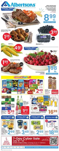 Preview of Albertsons weekly ads valid from 16.07.2025