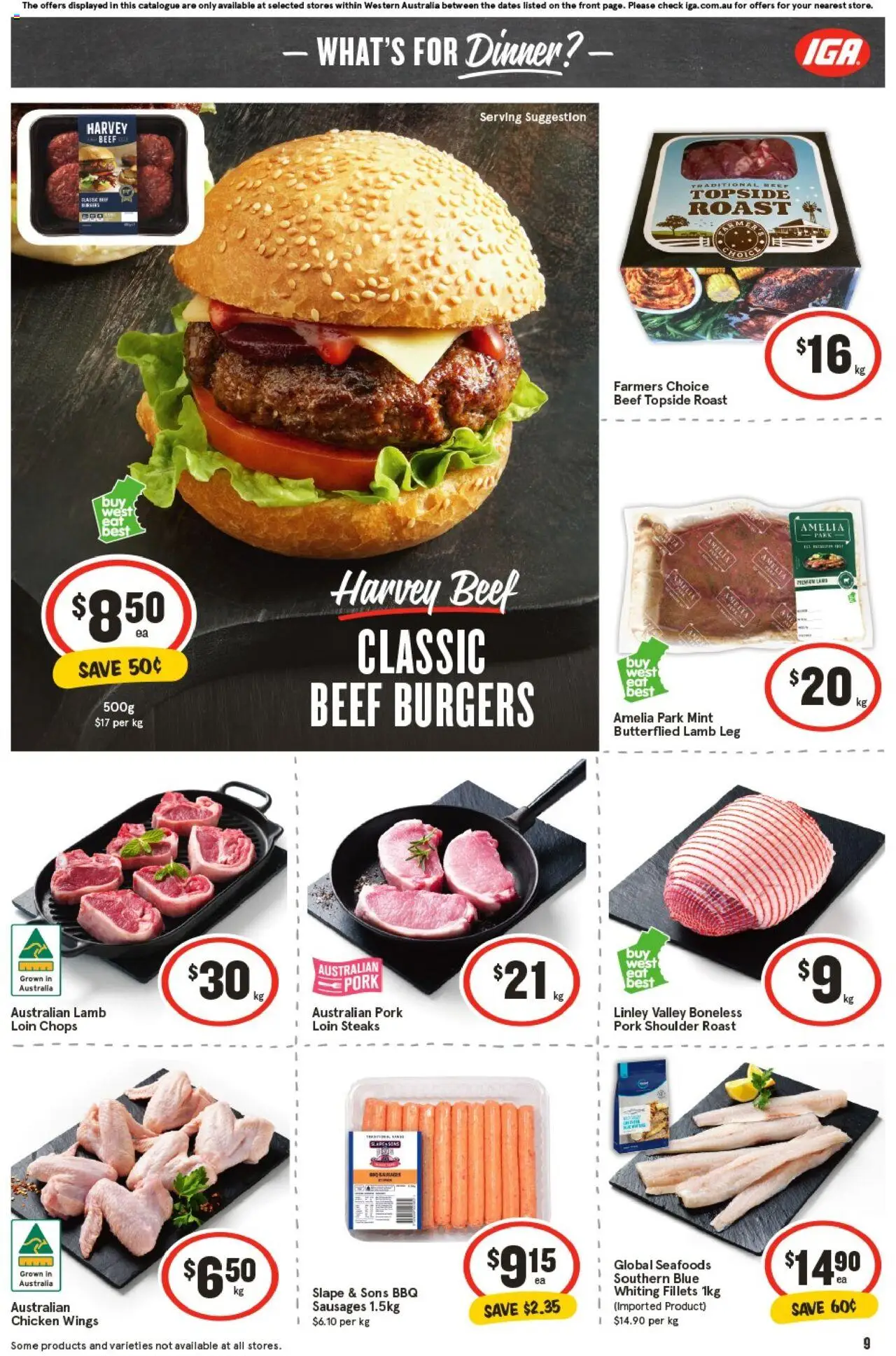 IGA catalogue - valid from 22.10.2025 | Page: 12 | Products: Chicken, Pork, Lamb, Beef