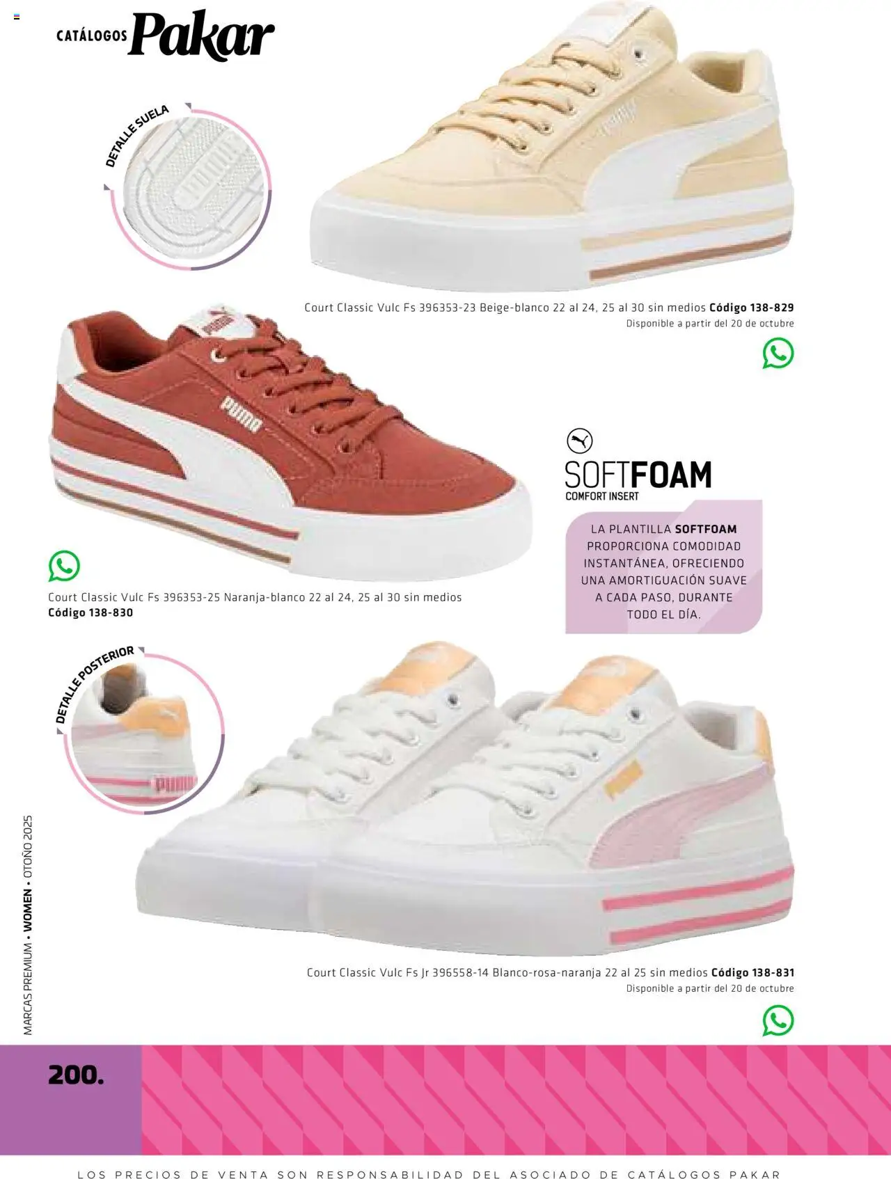 Nuevas ofertas de SC Pakar válidas en toda la República Mexicana desde el 29.08.2025. ¡Encuentra las mejores ofertas en SC Pakar - Catálogo Otoño Women! | Página: 200