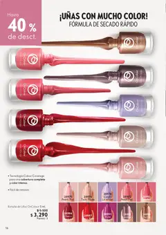 Oriflame catálogo válido desde el 24.01.2026 | Página: 16 | Productos: Esmalte de uñas