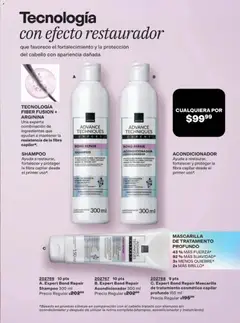 Vista previa de Expert Bond Repair Shampoo 300 ml, A. Expert Bond Repair Shampoo 300 ml, nuevo folleto de la tienda, válido en México a partir del 02.04.2026 | Página: 171 | Productos: Mascarilla, Acondicionador