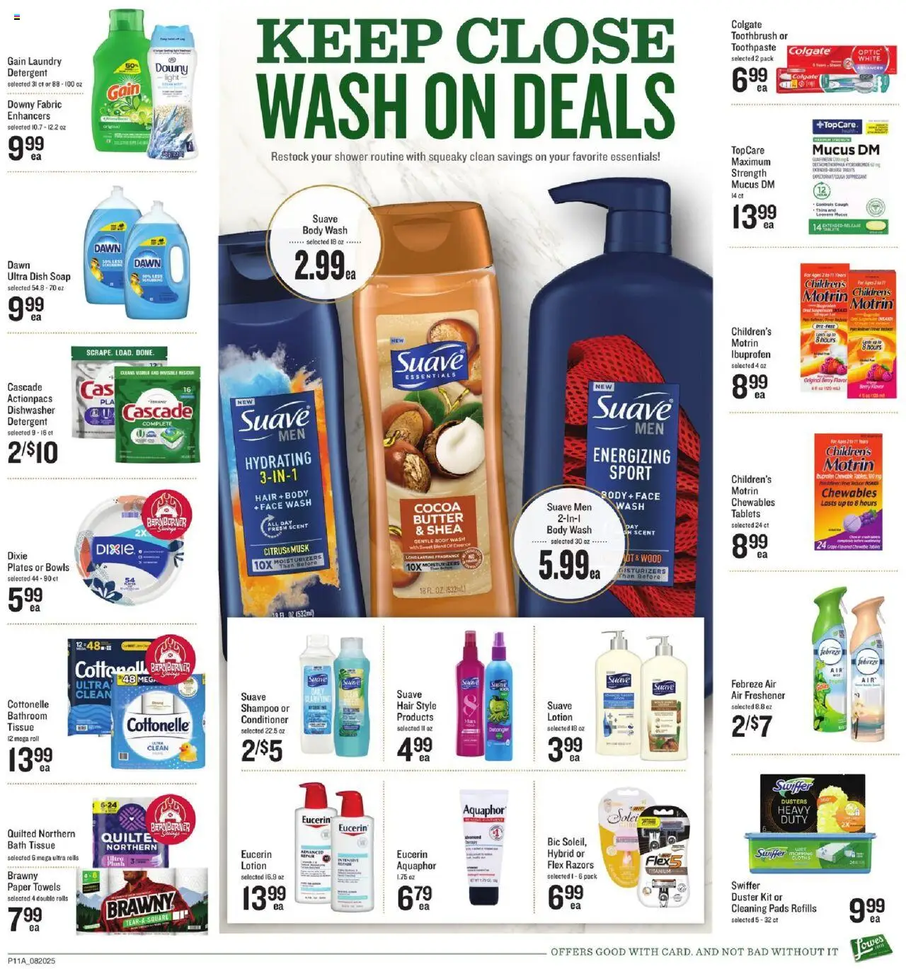 Lowes Foods Weekly Ad - valid from 20.08.2025 | Page: 16 | Products: Soap, Detergent, Pads, Body Wash