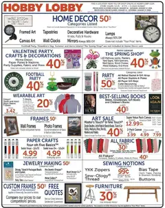 Preview of Hobby Lobby weekly ads valid from 11.01.2026