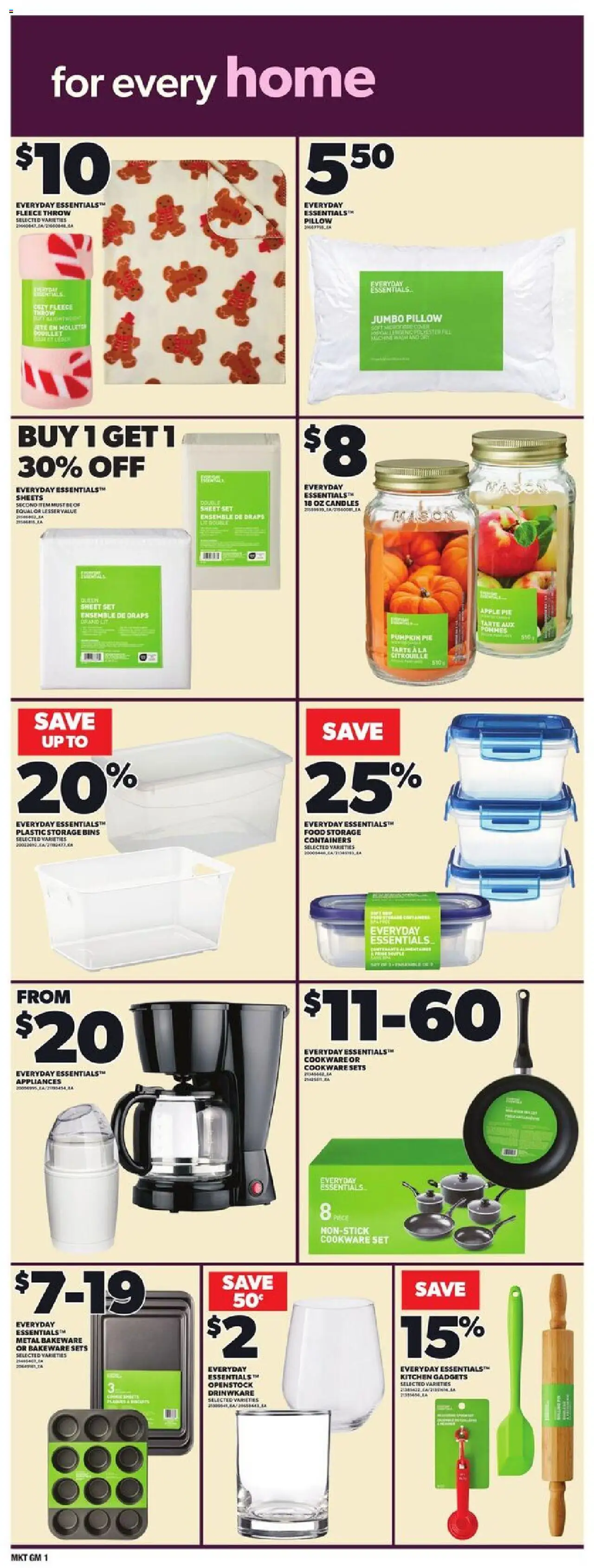 Loblaws flyer valid from 16.10.2025 | Page: 19 | Products: Pillow, Pumpkin