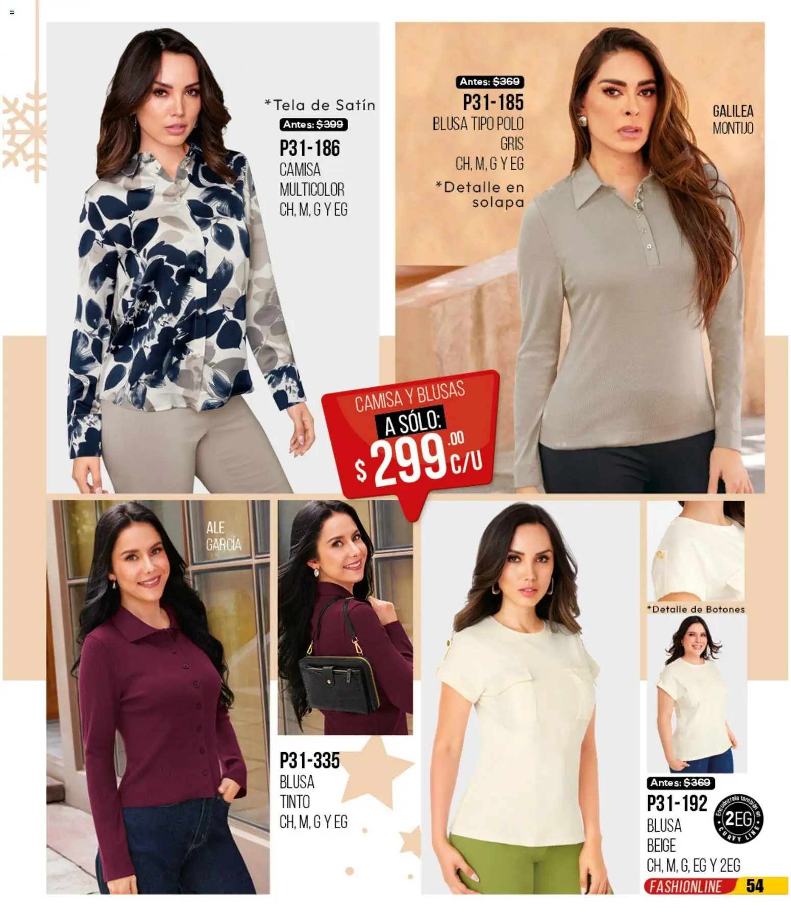 Nuevas ofertas de Cklass válidas en toda la República Mexicana desde el 30.11.2025. ¡Encuentra las mejores ofertas en Cklass catálogo Rebajas Navideñas Ropa! | Página: 55 | Productos: Blusa, Camisa