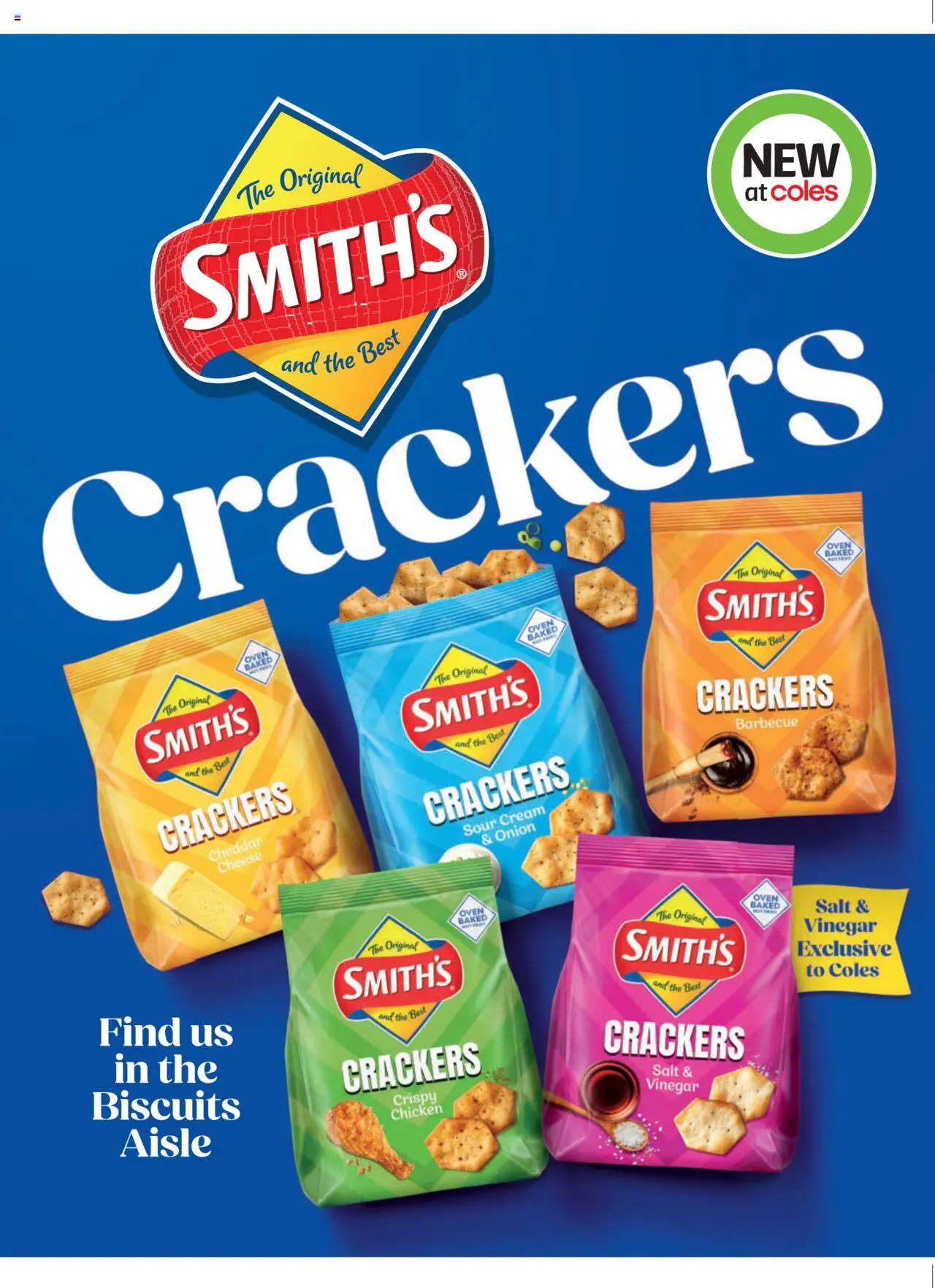 Coles catalogue - valid from 07.08.2025 | Page: 48 | Products: Crackers, Sour cream, Salt, Oven