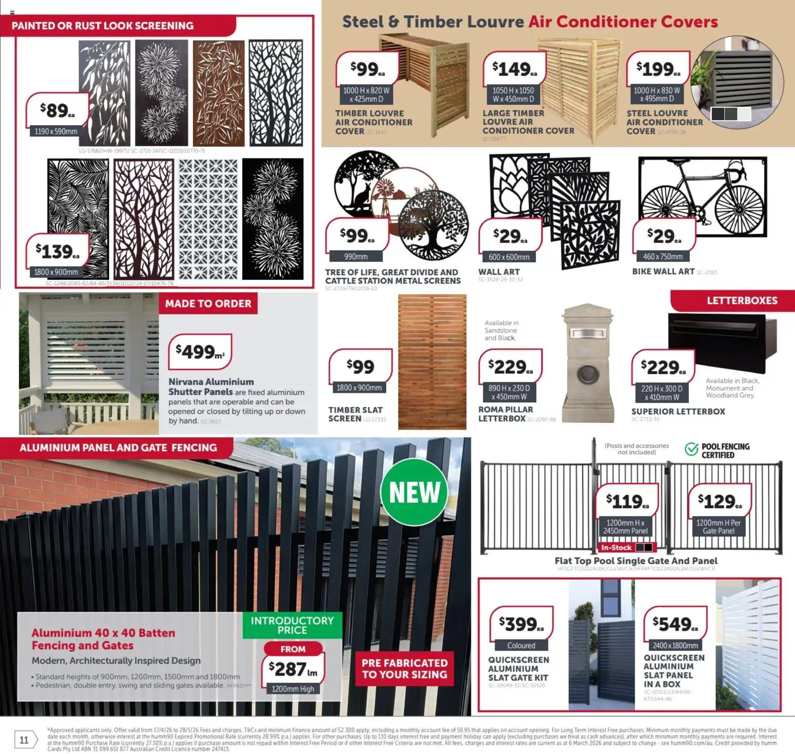 Stratco catalogue - valid from 17.04.2026 | Page: 11 | Products: Box, Conditioner, Date, Screen