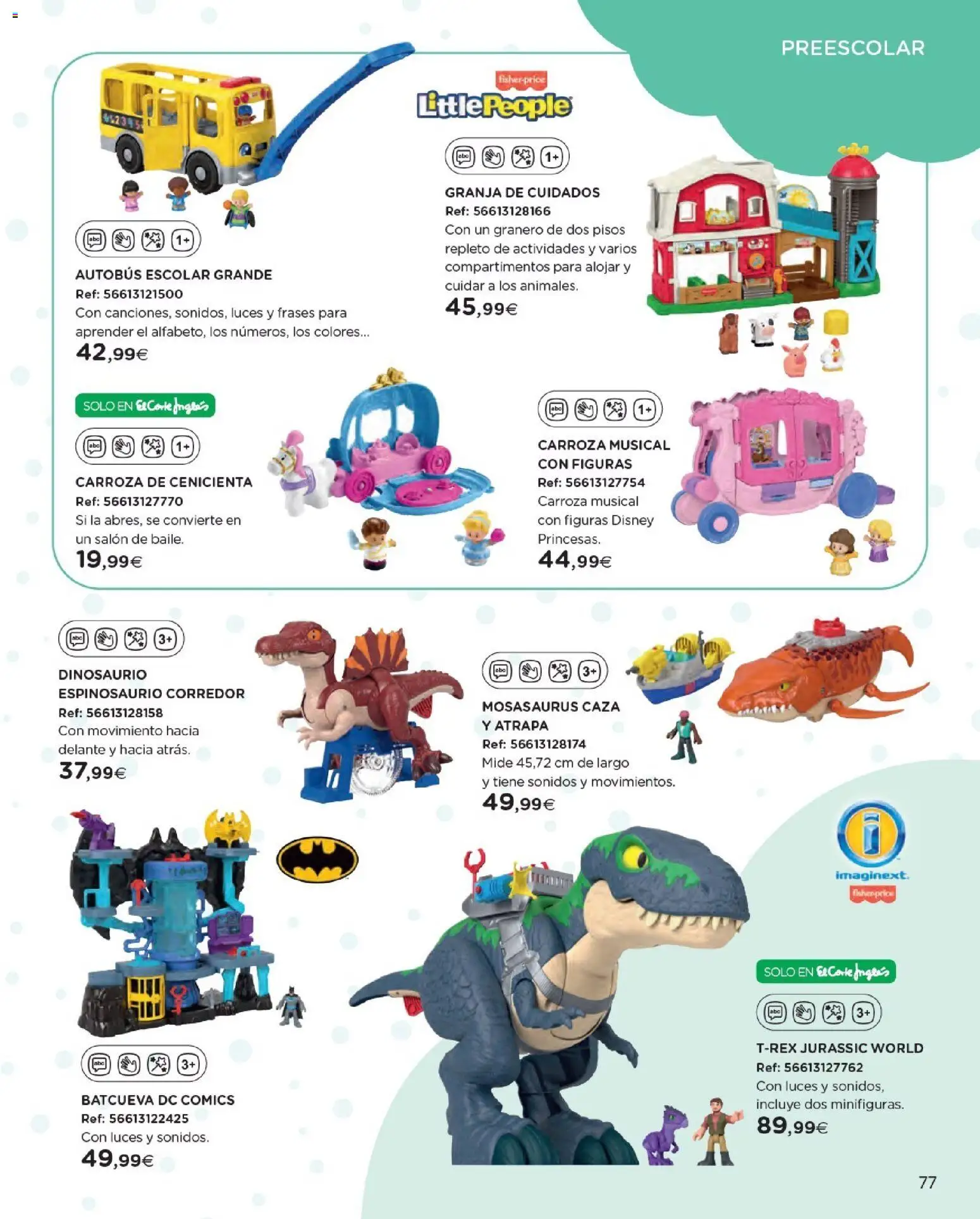 Nuevas ofertas de El Corte Inglés válidas en toda la República Mexicana desde el 27.10.2025. ¡Encuentra las mejores ofertas en El Corte Inglés catálogo Juguetes! | Página: 77