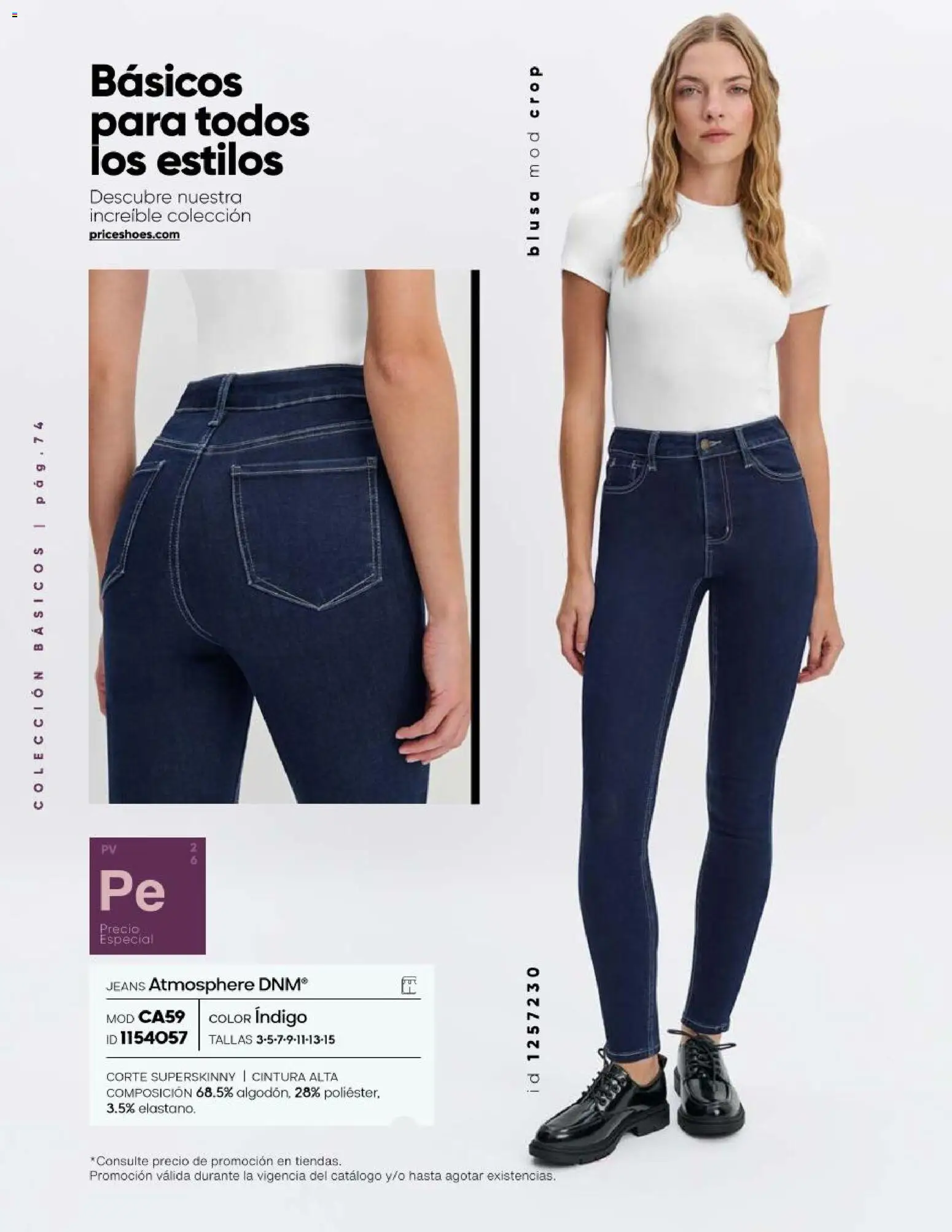 Nuevas ofertas de Price Shoes válidas en toda la República Mexicana desde el 05.02.2026. ¡Encuentra las mejores ofertas en Price Shoes catálogo Collection básicos! | Página: 74