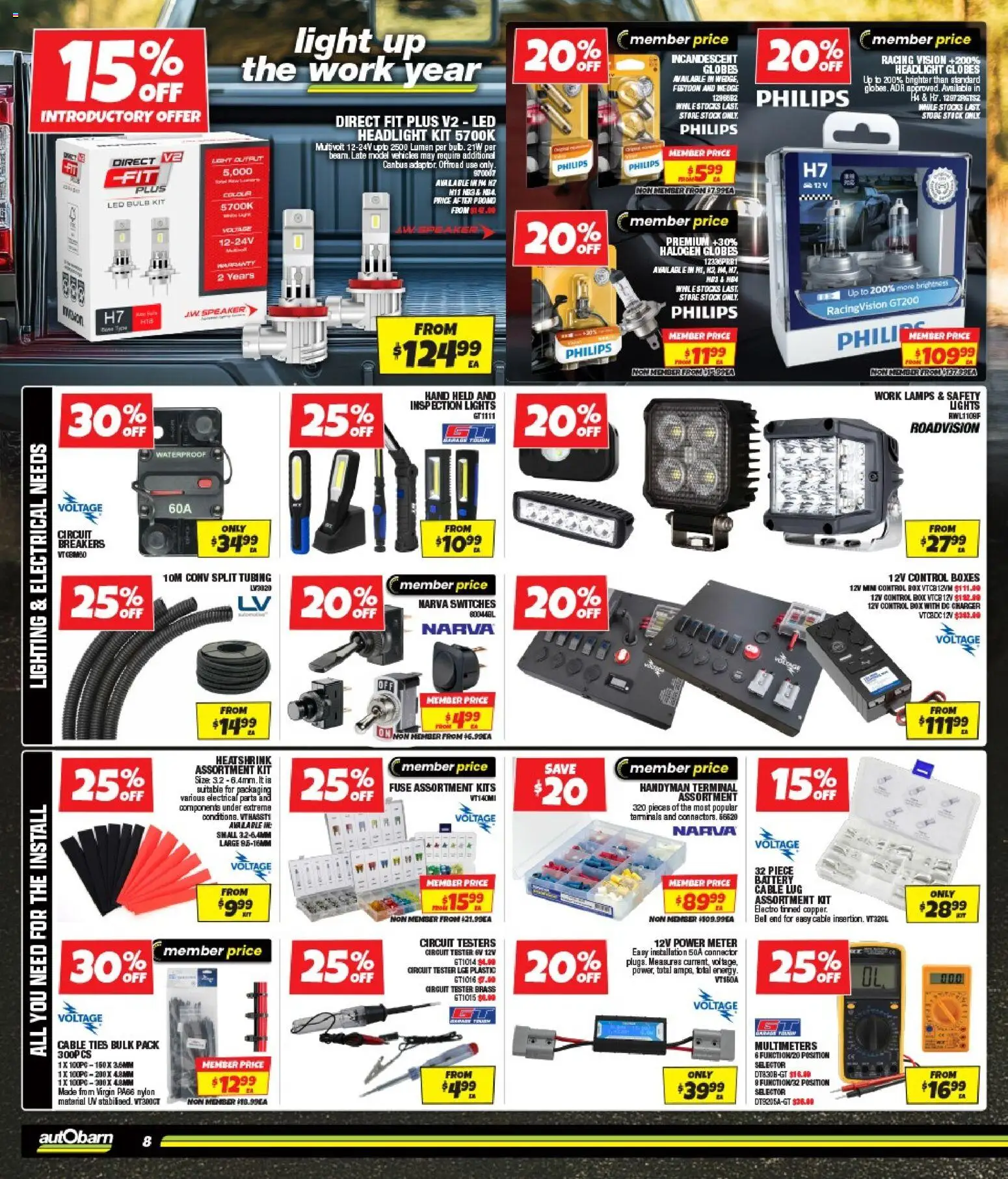 Autobarn catalogue - valid from 21.01.2026 | Page: 8 | Products: Battery, Light, Kits, Speaker