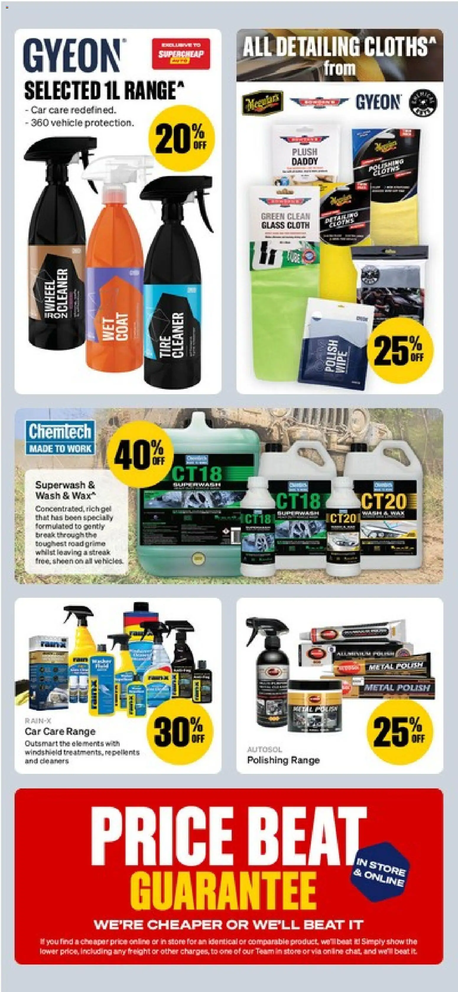 Supercheap Auto catalogue - valid from 04.03.2026 | Page: 8 | Products: Cloth, Cleaner, Polish, Coat