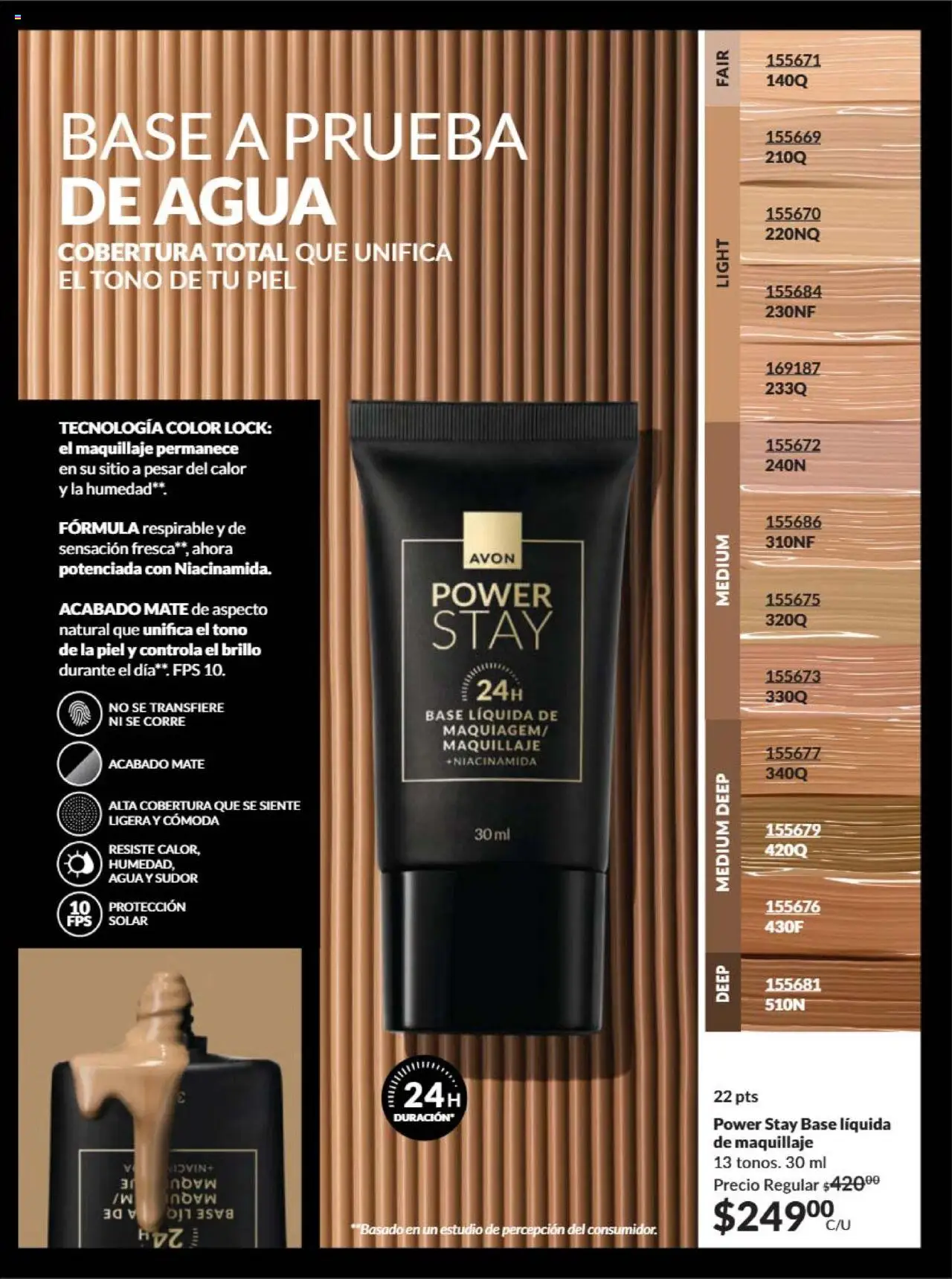 Nuevas ofertas de AVON válidas en toda la República Mexicana desde el 09.10.2025. ¡Encuentra las mejores ofertas en AVON - Campaña 16 2025! | Página: 35 | Productos: Agua, Brillo, Mate, Maquillaje