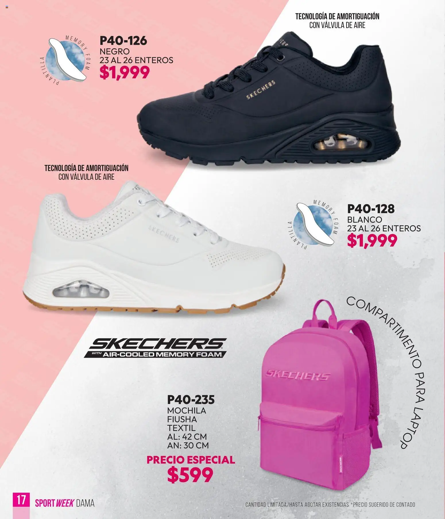 Nuevas ofertas de Cklass válidas en toda la República Mexicana desde el 28.04.2026. ¡Encuentra las mejores ofertas en Cklass catálogo Sportweek! | Página: 18 | Productos: Mochila, Válvula