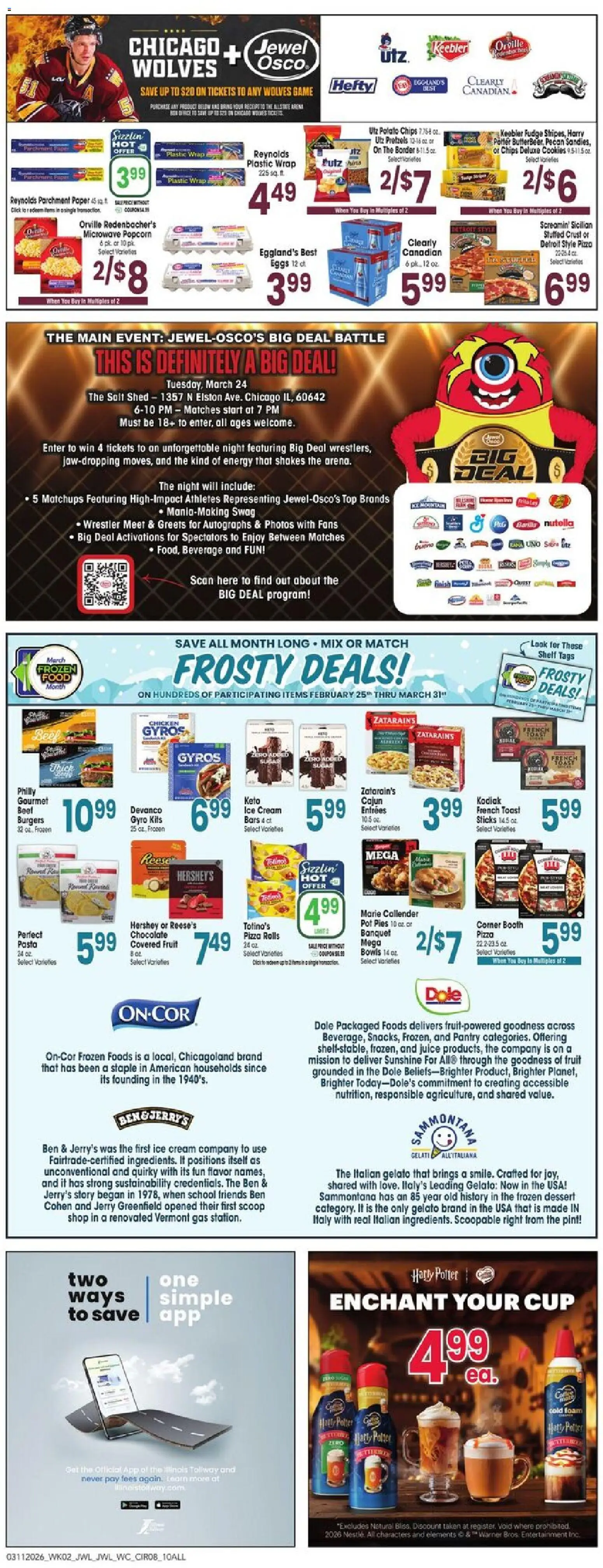 Jewel Osco Weekly Ad - IN - valid from 11.03.2026 | Page: 8 | Products: Staple, Juice, Chips, Cookies